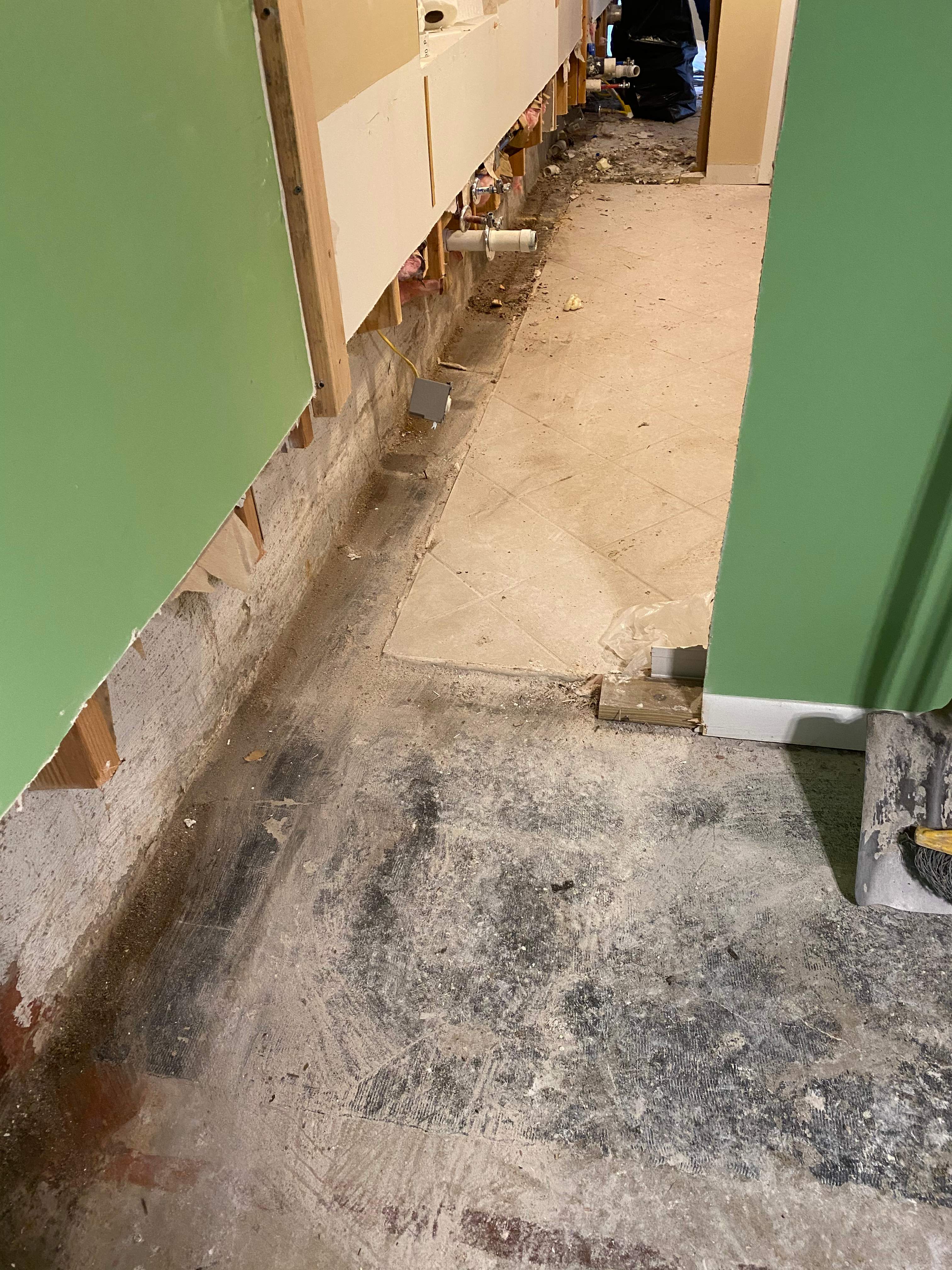 Interior French Drain Job in West Orange, NJ by Pure Service Pro, LLC 