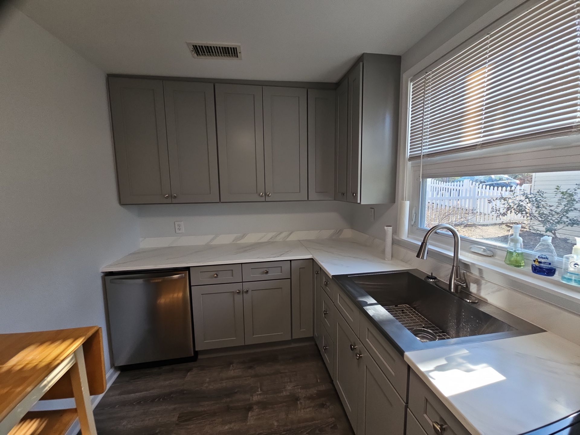 Kitchen and living area remodel by Window Depot of Annapolis