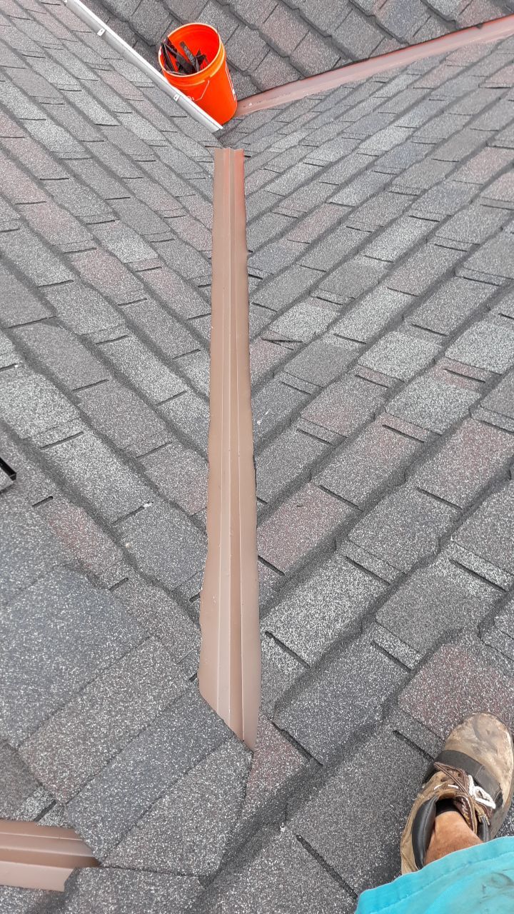 Residential Designer Roofing Installation with custom accent Copper Valleys. Calhoun GA by Georgia Roof Advisors
