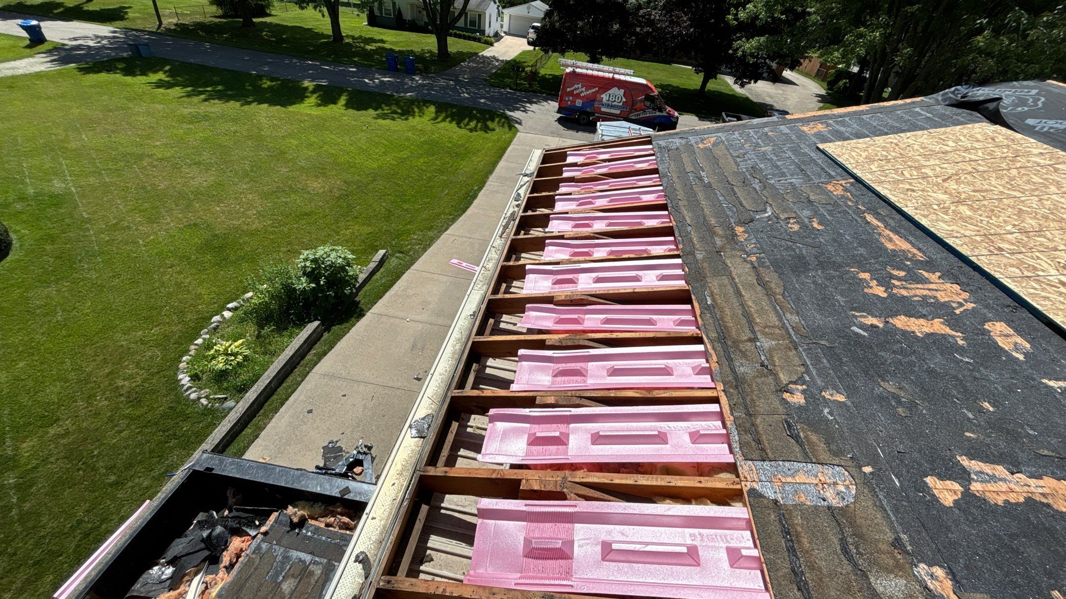 Roof Replacement using Owens Corning by 180 Contractors