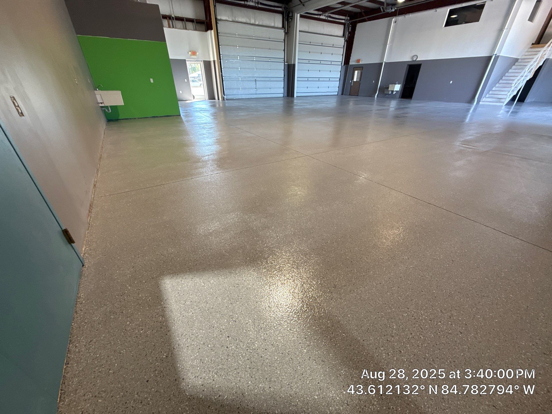 Project in Mt. Pleasant by Wise Coatings of Central Michigan