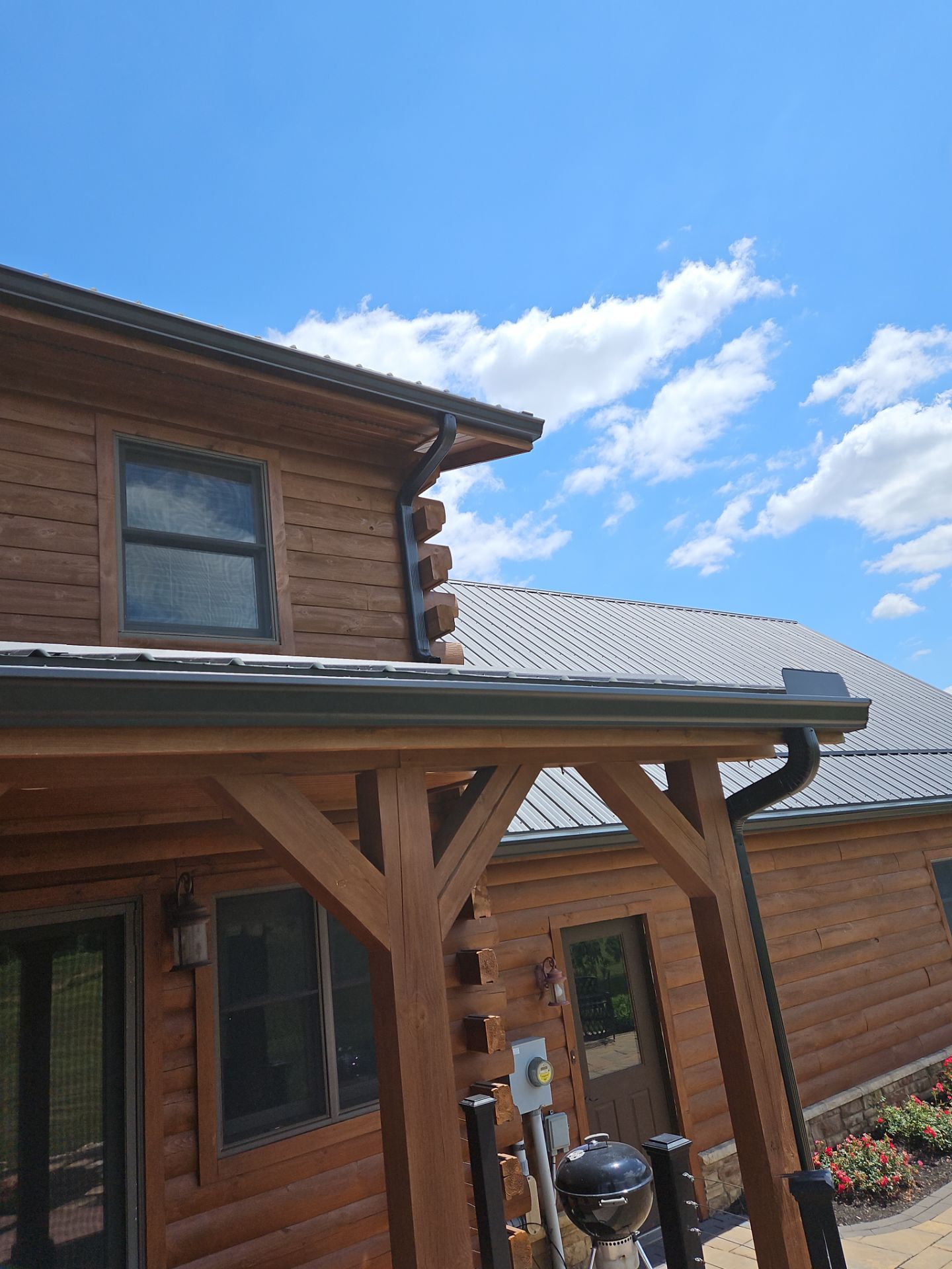 Residential Roofing Installation using Performance Panel Metal - Frost Black by RoofX 