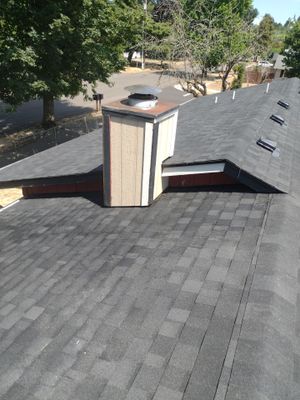 Residential Roofing Installation using IKO Dynasty (Color: Granite Black)