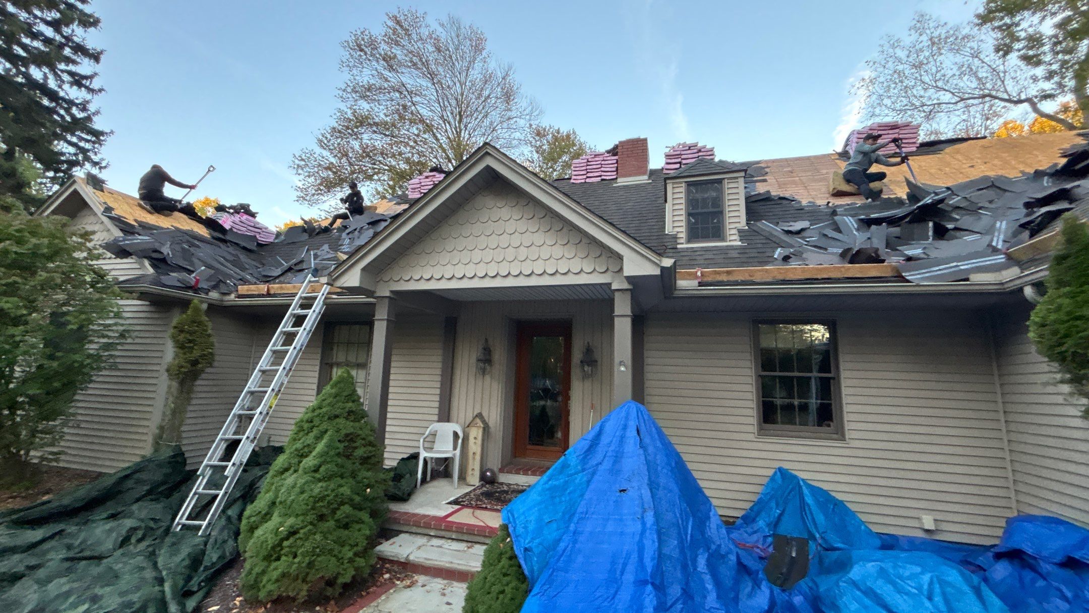 Roof Replacement using Owens Corning Driftwood by 180 Contractors
