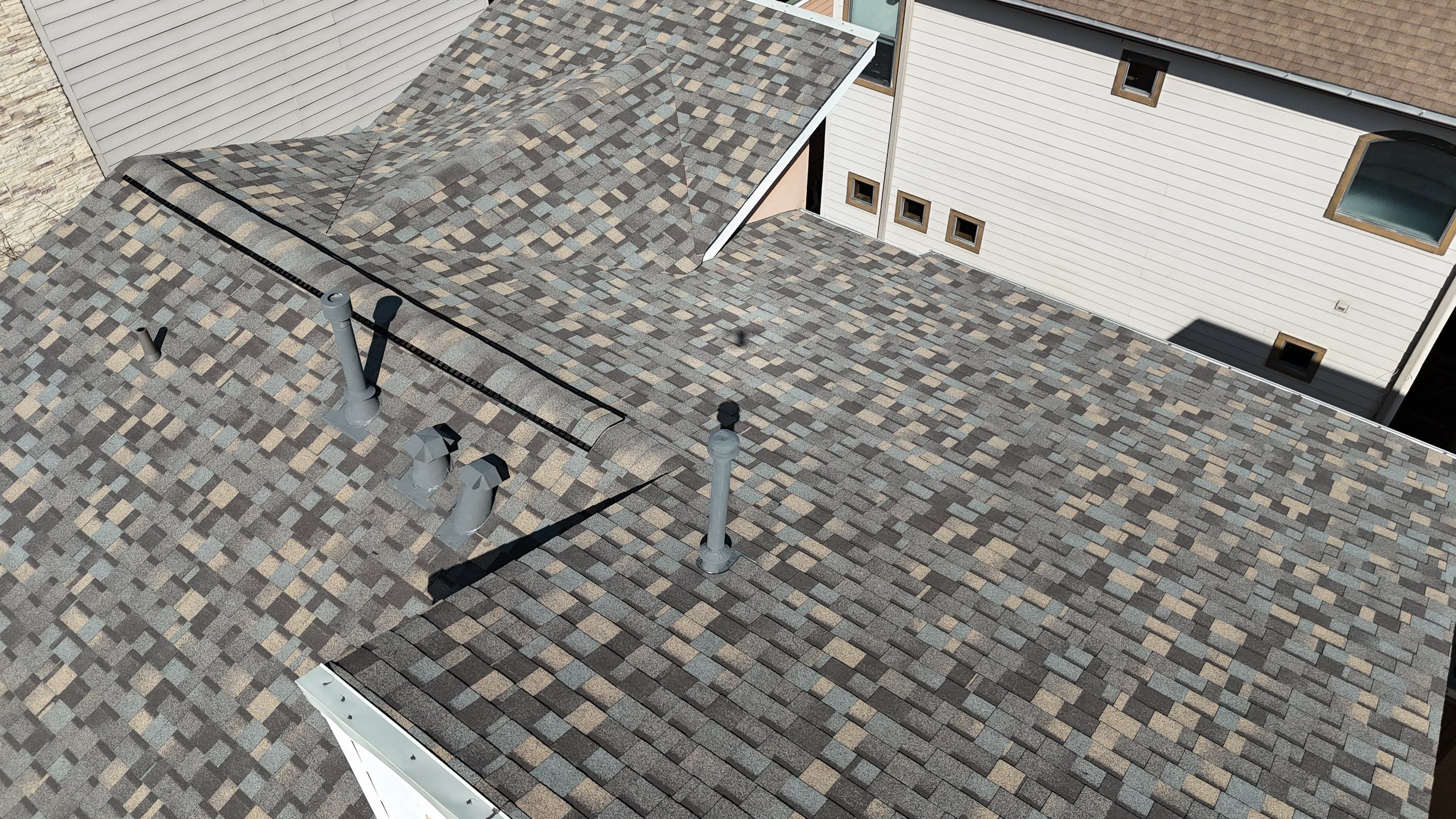 Residential Roofing Installation using IKO Dynasty near Downtown! by Core Four Roofing