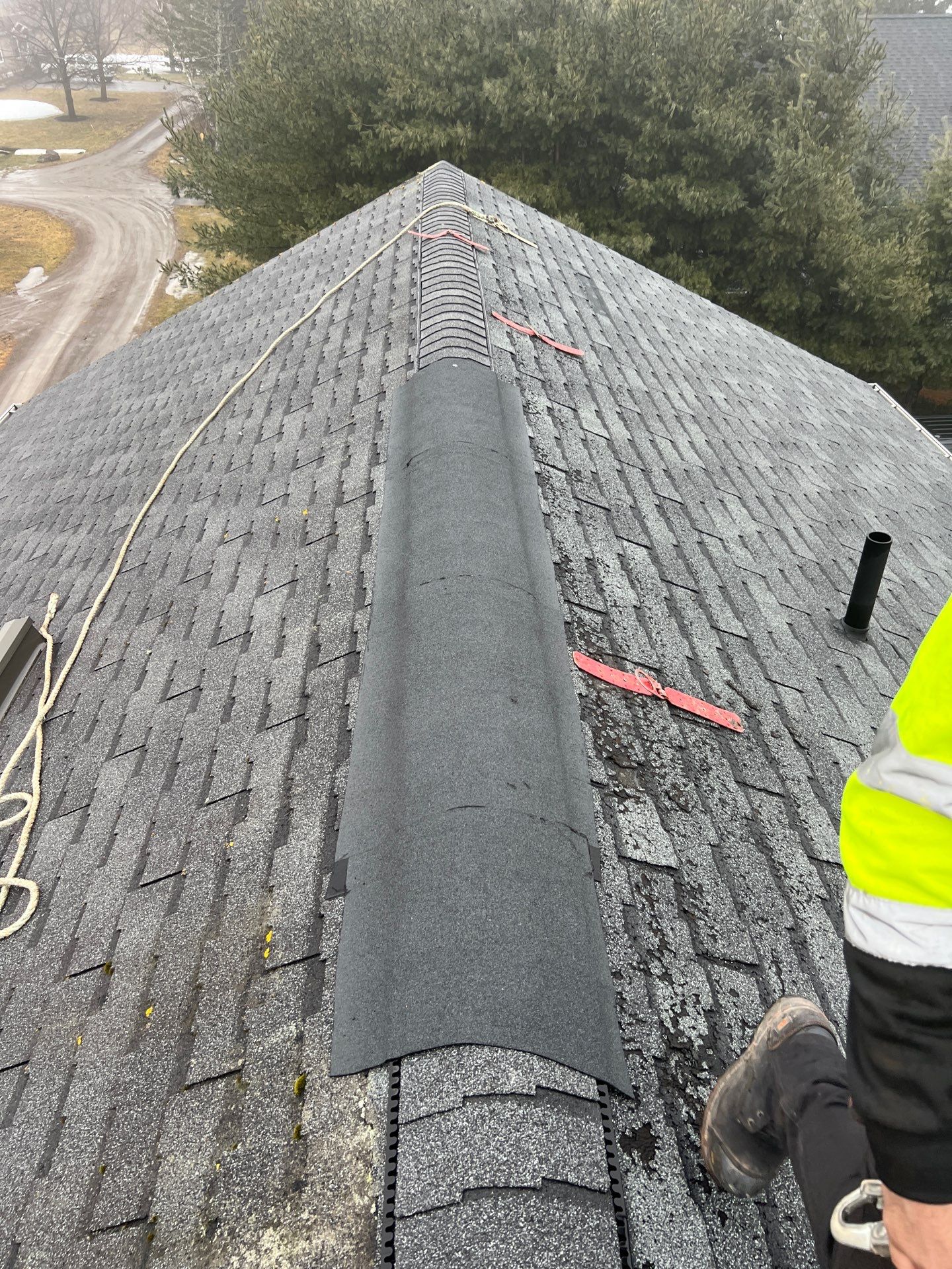 Residential Roofing Installation using GAF Timberline HDZ Shingles by Artisan Roofing & Home Improvements Inc.