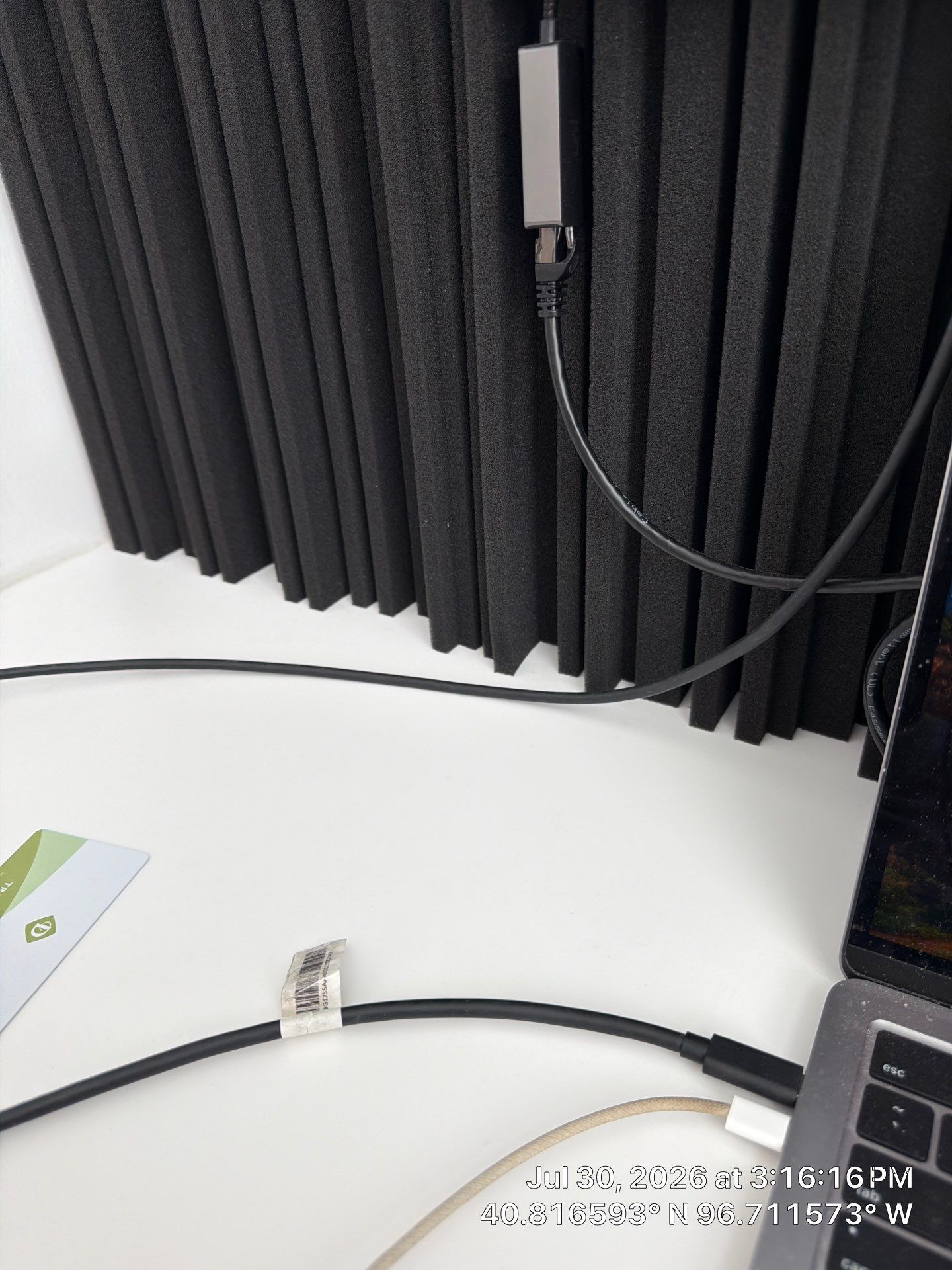 Commercial Acoustic Panel Installation and Media Room Setup in Lincoln by CompanyCam Sales Demo