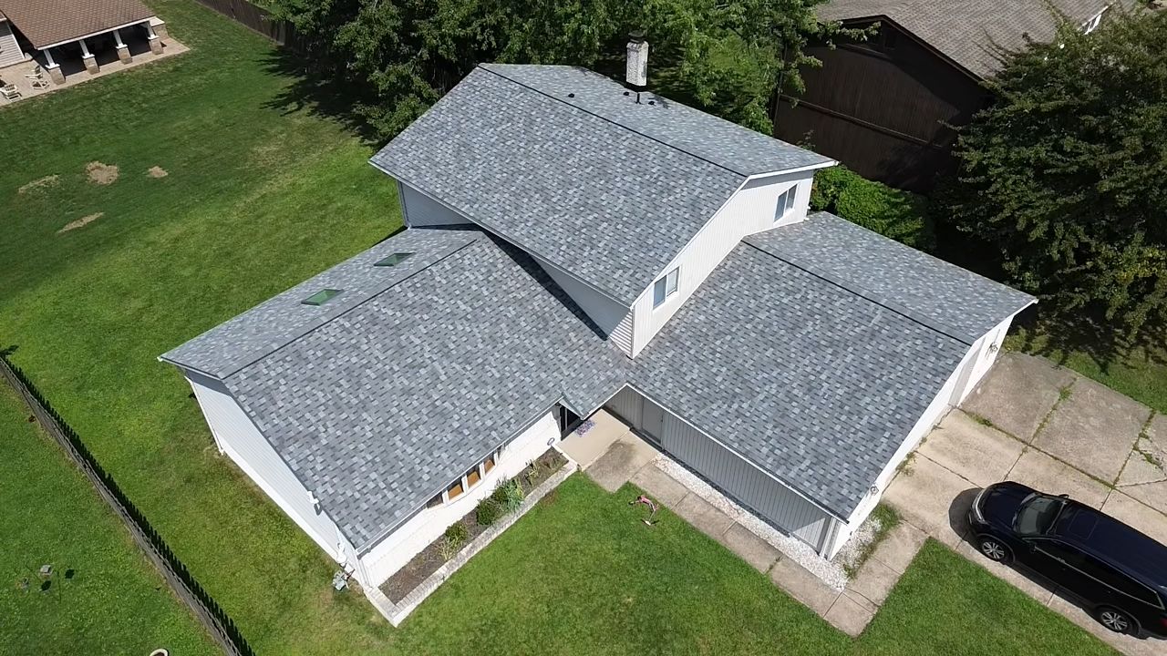 Atlas Pinnacle, Color, Coastal Granite, Drip Edge, Tuxedo Gray by Eagle Eye Roofing
