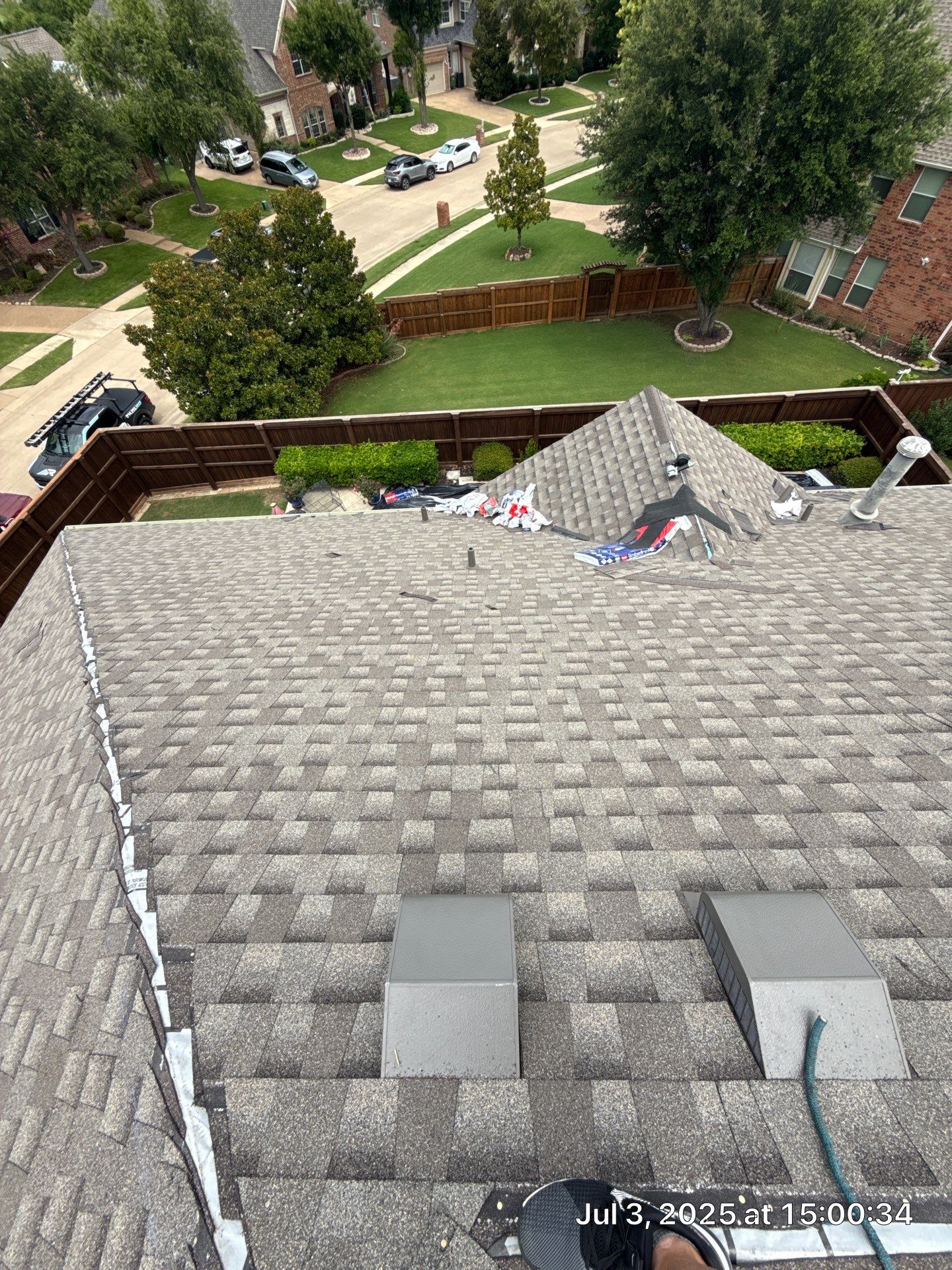 Residential Roof Replacement using GAF HDZ - Weathered Wood by Elite Roofing LLC
