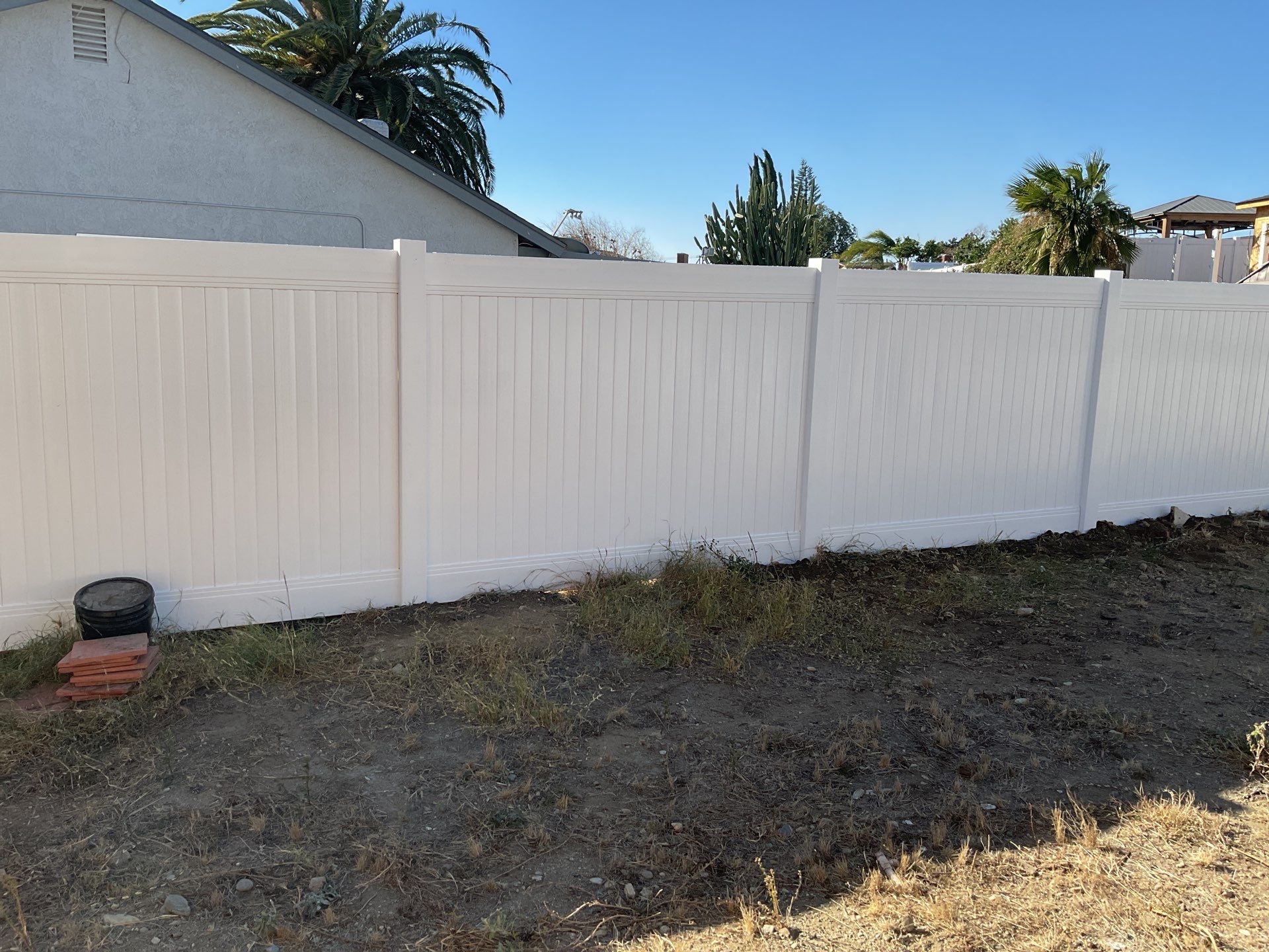 6ft White Privacy Fence  by Fence Guys Inc. 
