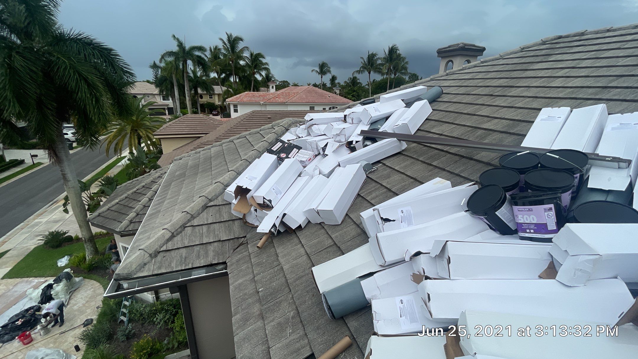 Residential Roofing Installation using WestLake Roofing Tile by BLUES BROTHERS CONSTRUCTION CORP