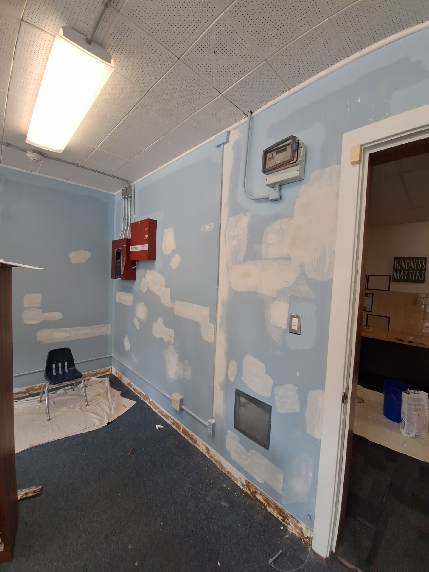 Early Childhood Center Interior Painting and Drywall Repair in Muskegon by Gordon Painting