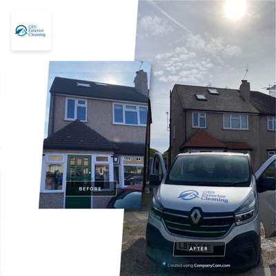 Roof Clean - Moss Removal using Honda 15lpm Low Pressure Washing Machine