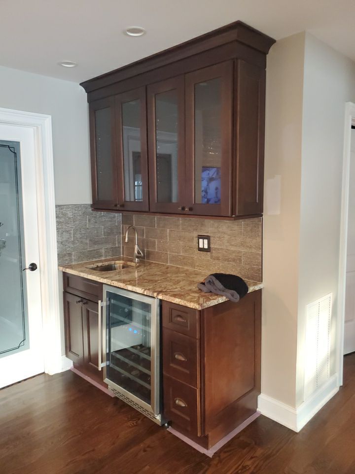 Kitchen Cabinets Refinished in Kendall Charcoal HC-166  by Spectrum Painting, LLC