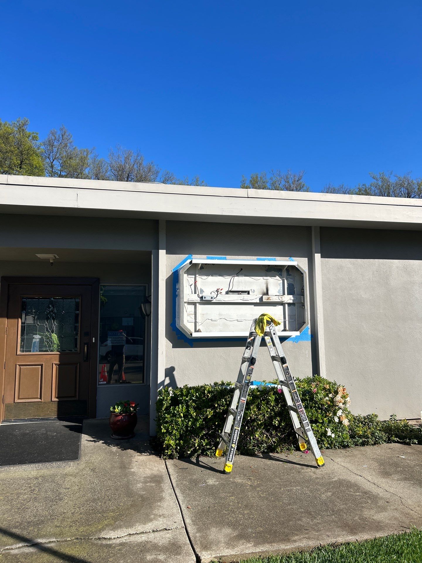 Project in Chico by Golden State Signs