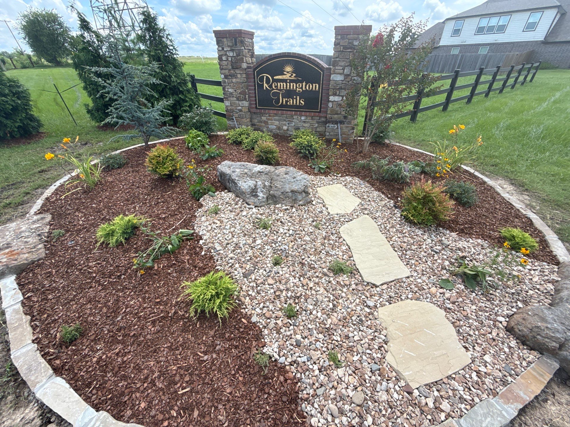 Project in Broken Arrow by Greenscapes Outdoor