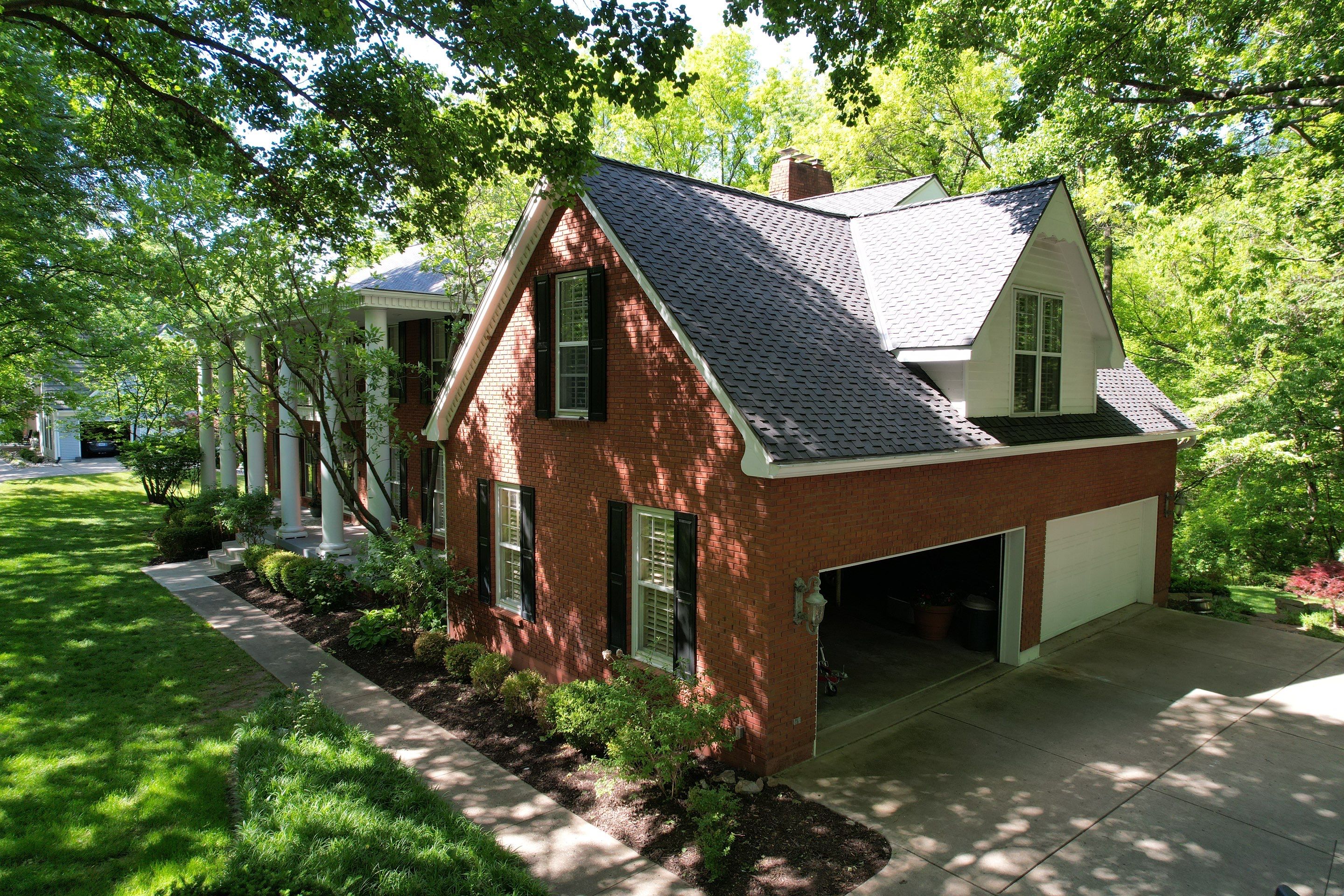 CertainTeed Presidential Shake Roof Replacement on Liberty Colonial Home by Liberty Roofing