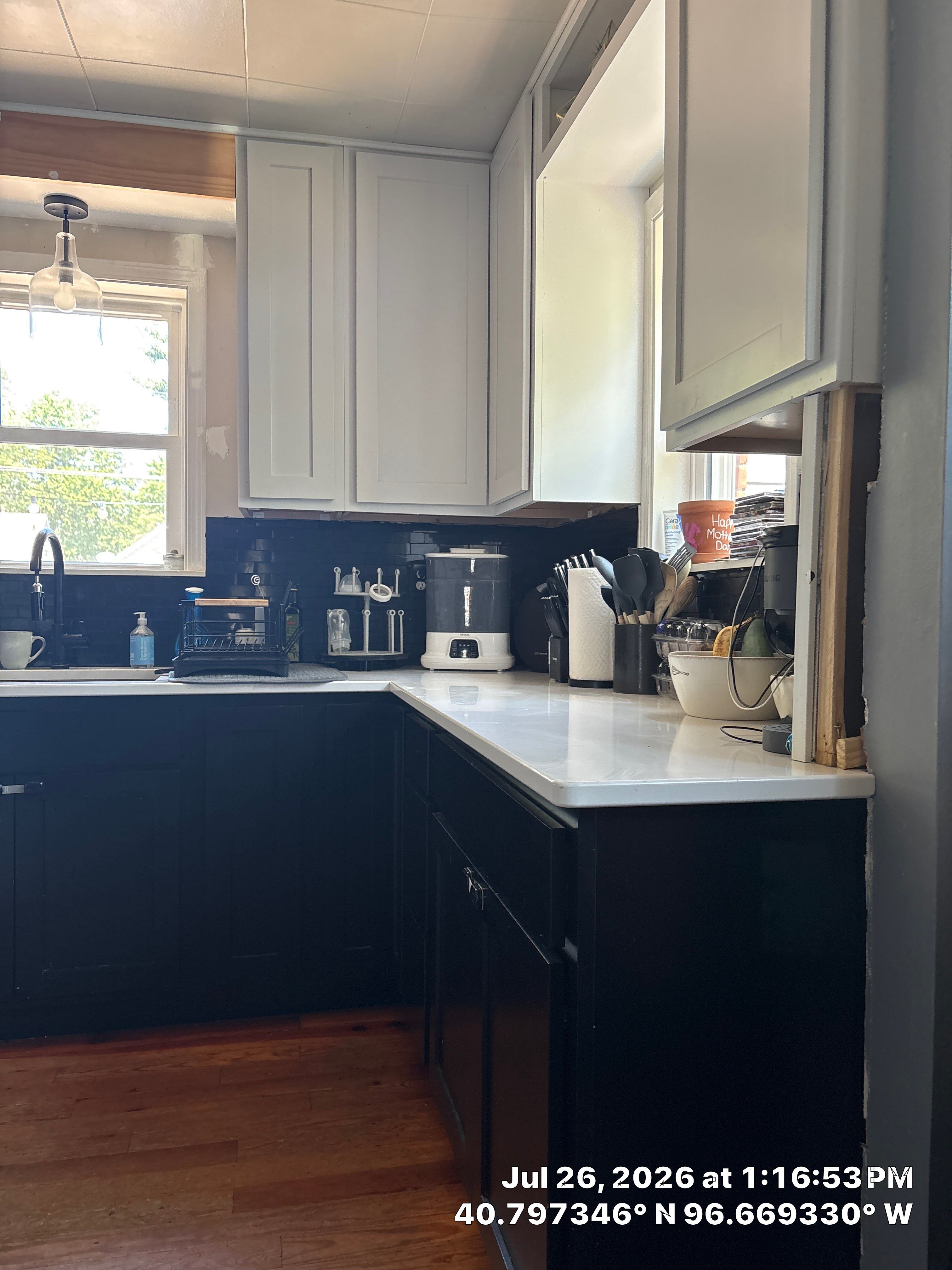 Modern Kitchen Remodel with Two-Tone Cabinets in Lincoln by CompanyCam Sales Demo