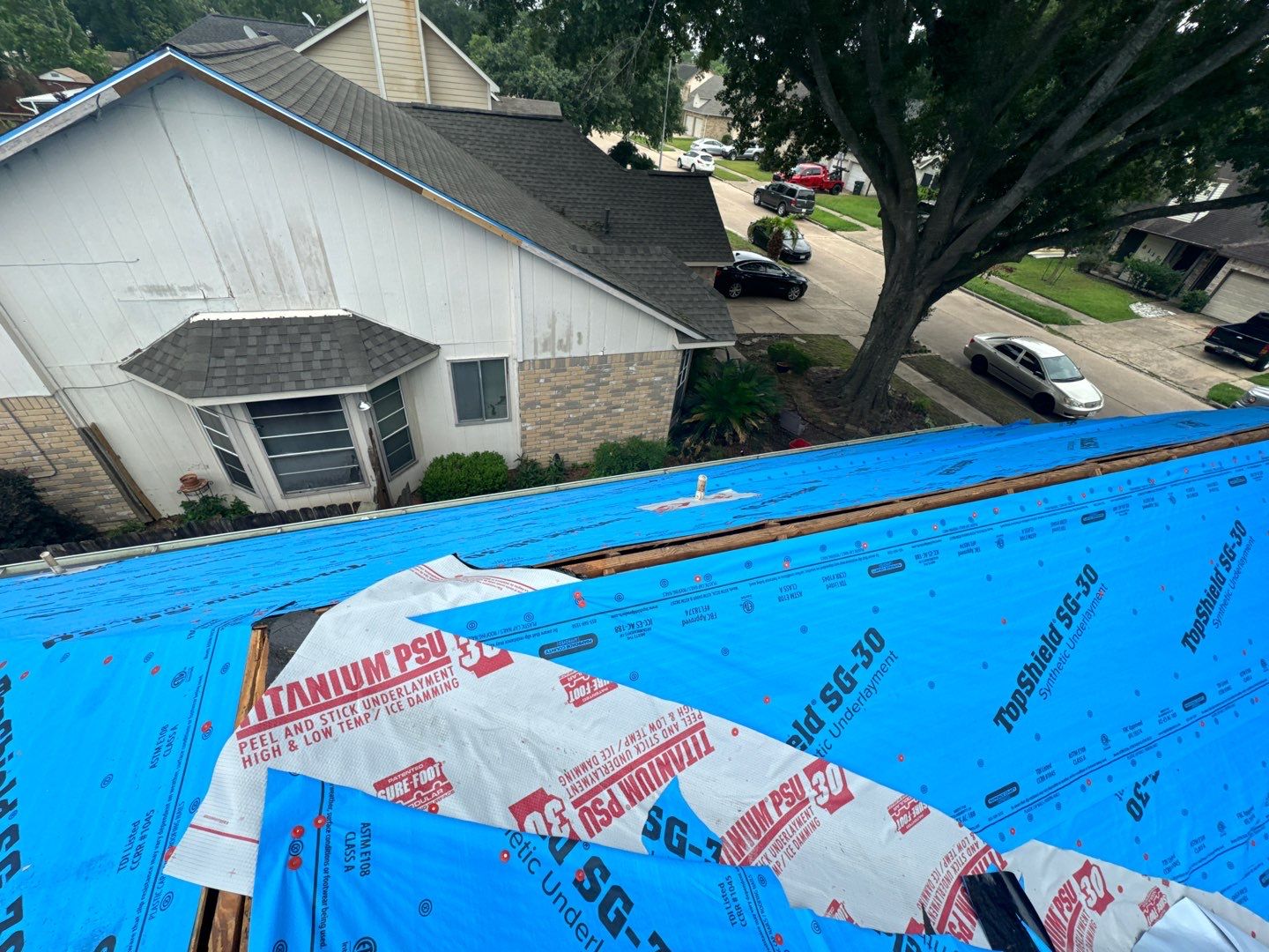 Residential Roofing Installation using Owens Corning by Core Four Roofing