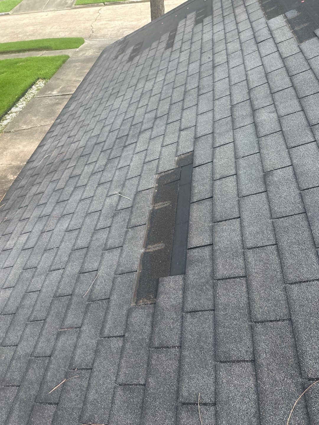 Hail Damage using Owen's Corning Duration (Lifetime) Shingles by Roof Repair Company