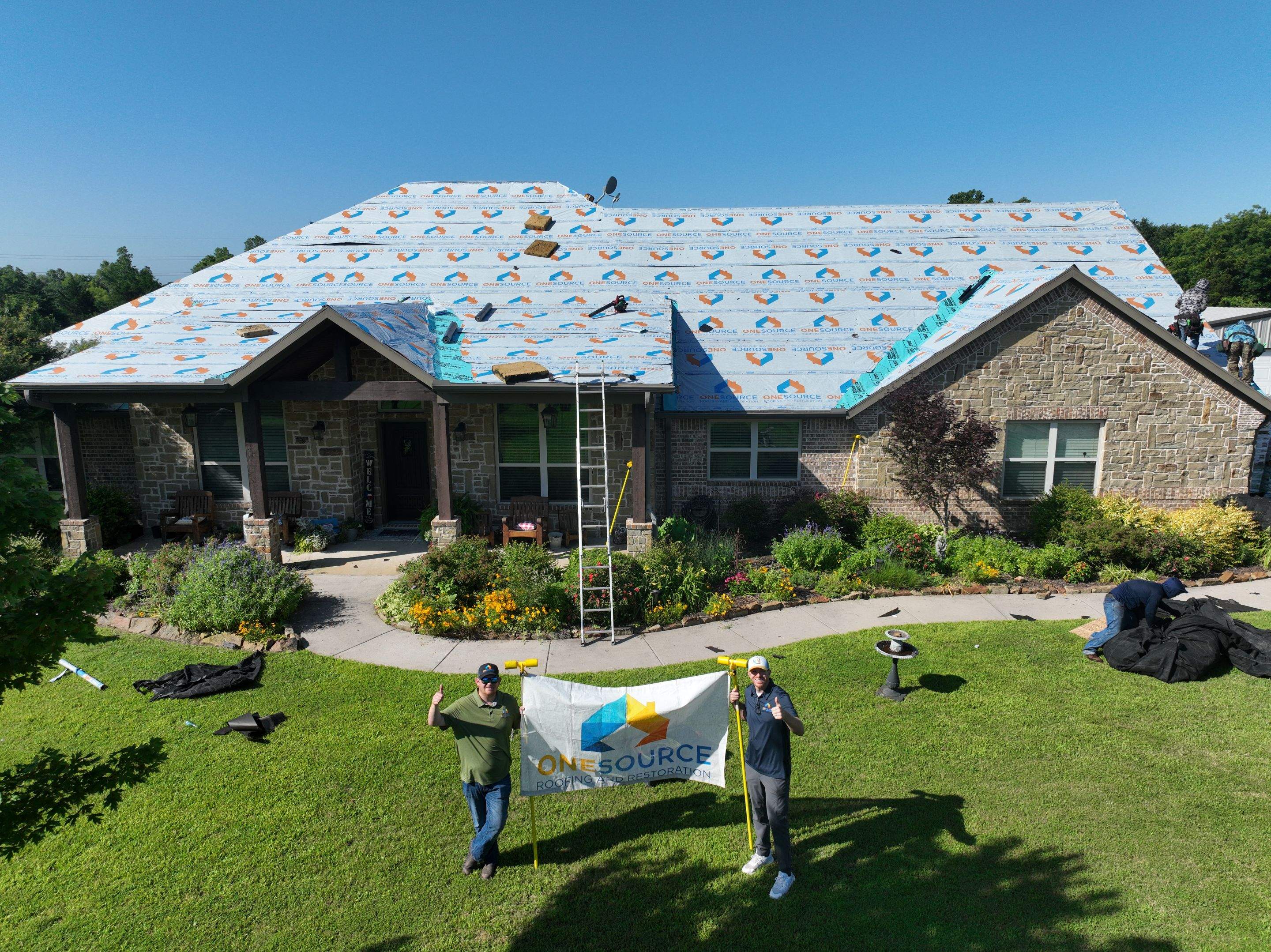 Residential Roofing Installation using Malarkey Legacy Natural Wood by OneSource Roofing and Restoration