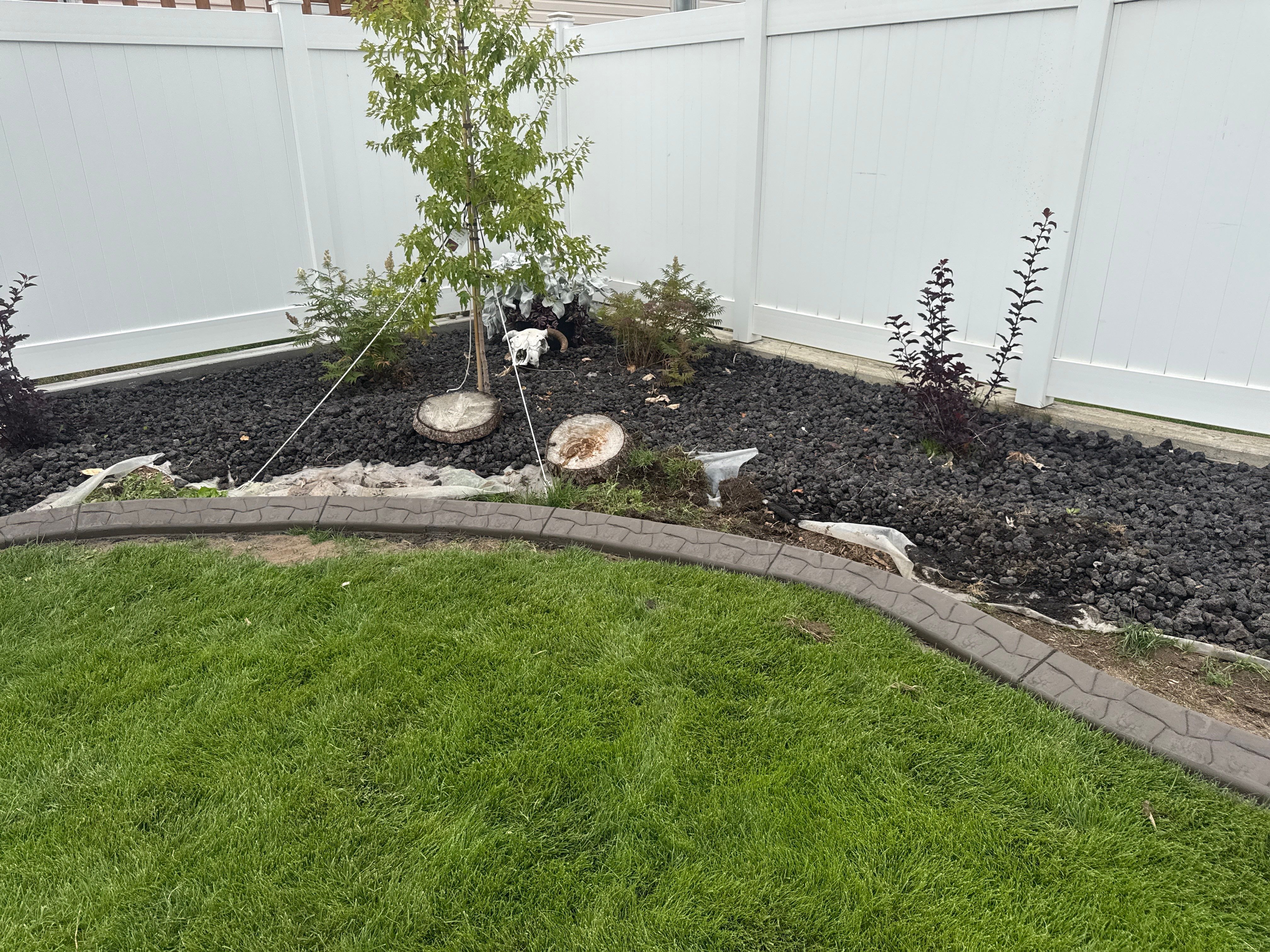 Cypress Custom Curbing Project in Redcliff by Pump it Up Concrete Jacking