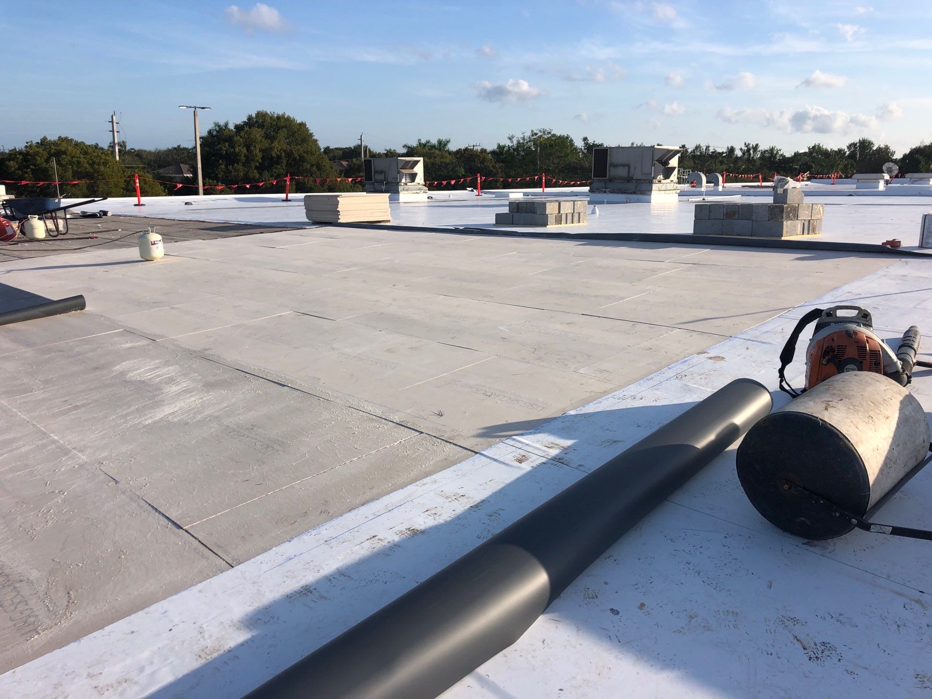Commercial Re-Roof using GAF TPO by First Due Roofing