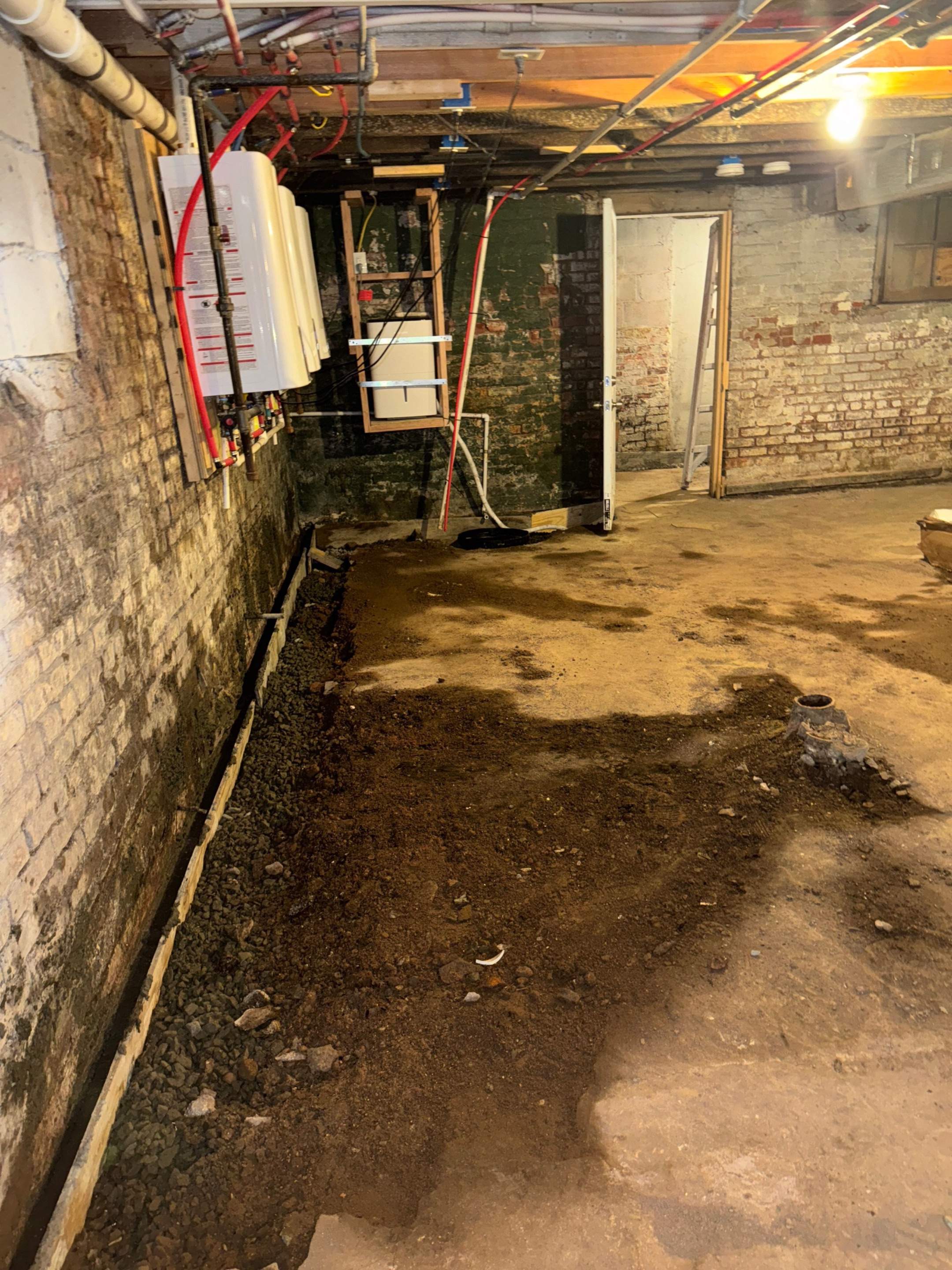 Interior French Drain & Wall Vapor Barrier in Newark, NJ  by Pure Service Pro, LLC 
