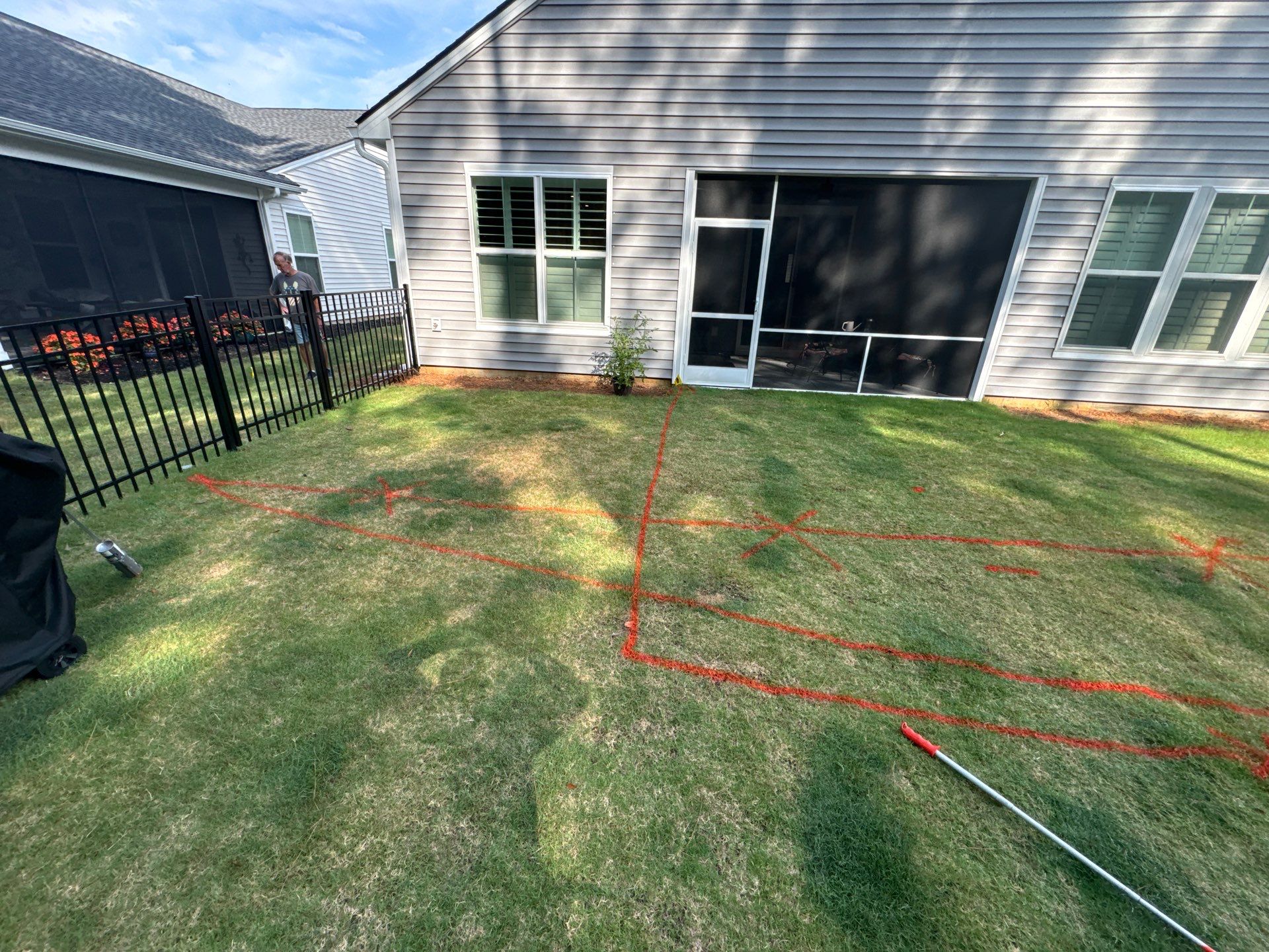 Custom Gray Stone Paver Patio Installation in Bluffton by Lowcountry Scapes, LLC