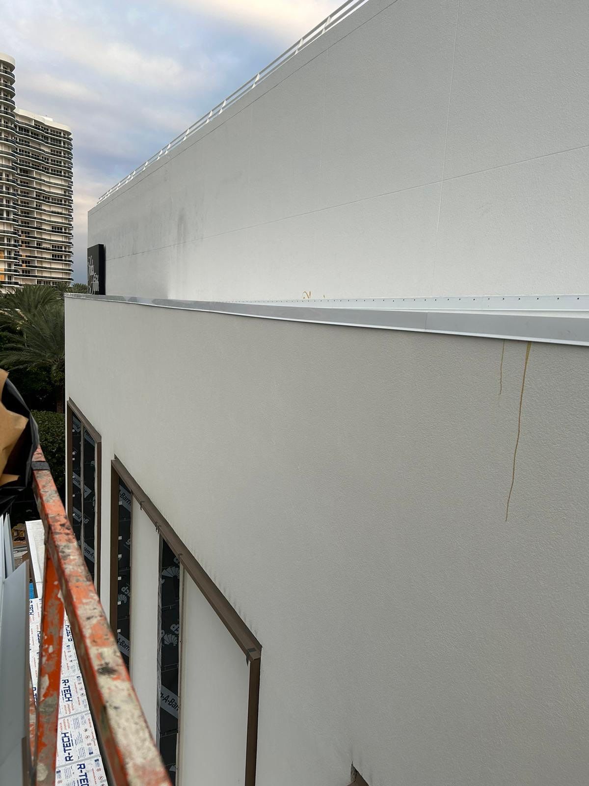 Commercial TPO Roofing Installation for Bal Harbour Porte Cochere by AJF ROOFING INC