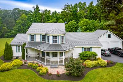 Metal roof install- shadow gray