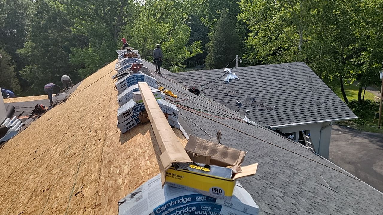 Roof Installation using IKO Cambridge by ExteriorPros