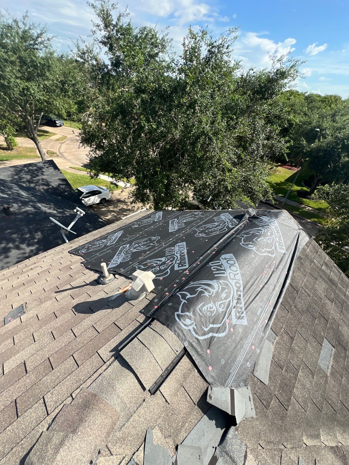 Residential Roofing Repair using Owen's Corning Duration (Lifetime) Shingles by Roof Repair Company