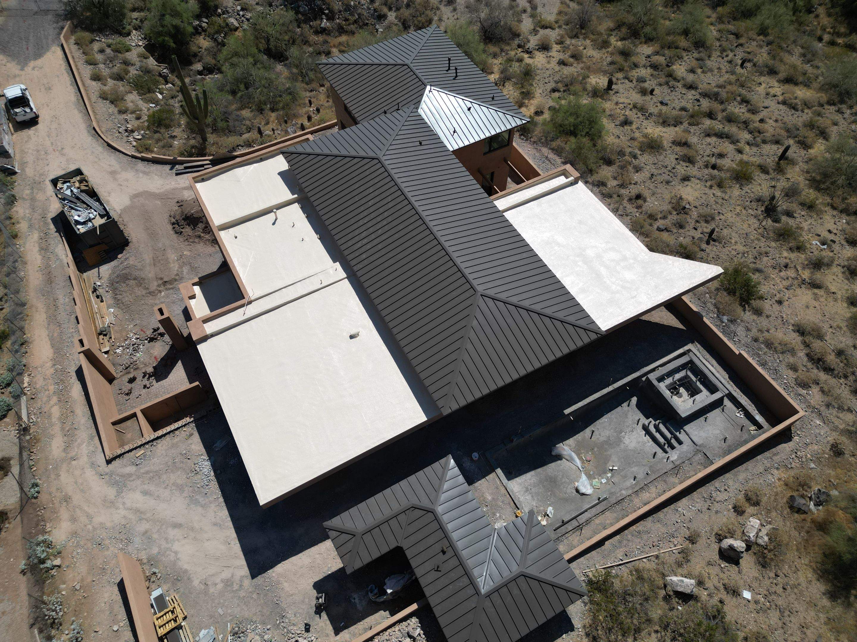 Burnished Slate Standing Seam by Reimagine Roofing