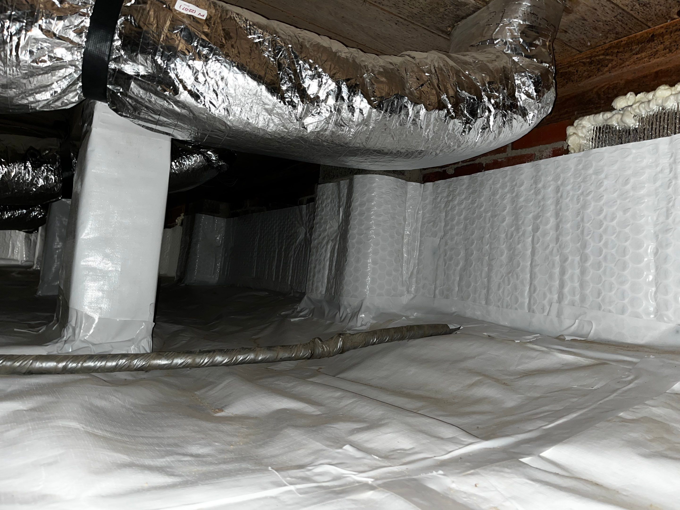 Impact Choice Encapsulation with new piers and crawlspace door. by Impact Crawlspace
