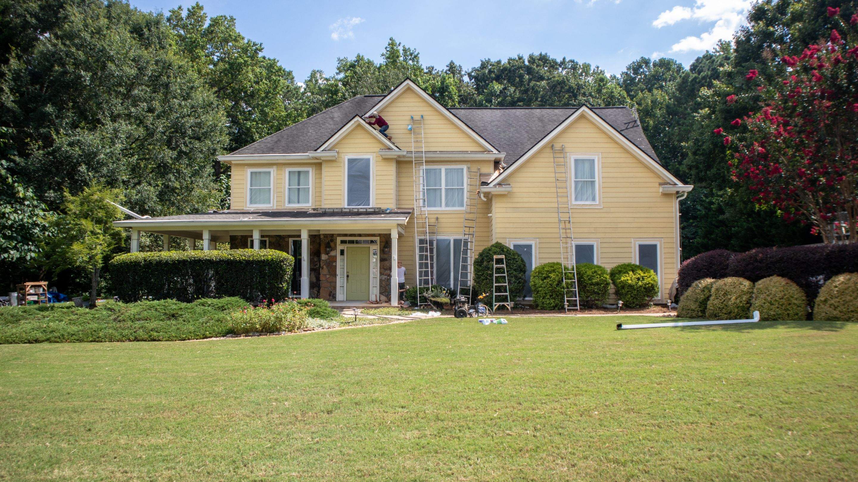 Full Siding Replacement and Exterior Painting in Alpharetta, GA by Nelson Exteriors 