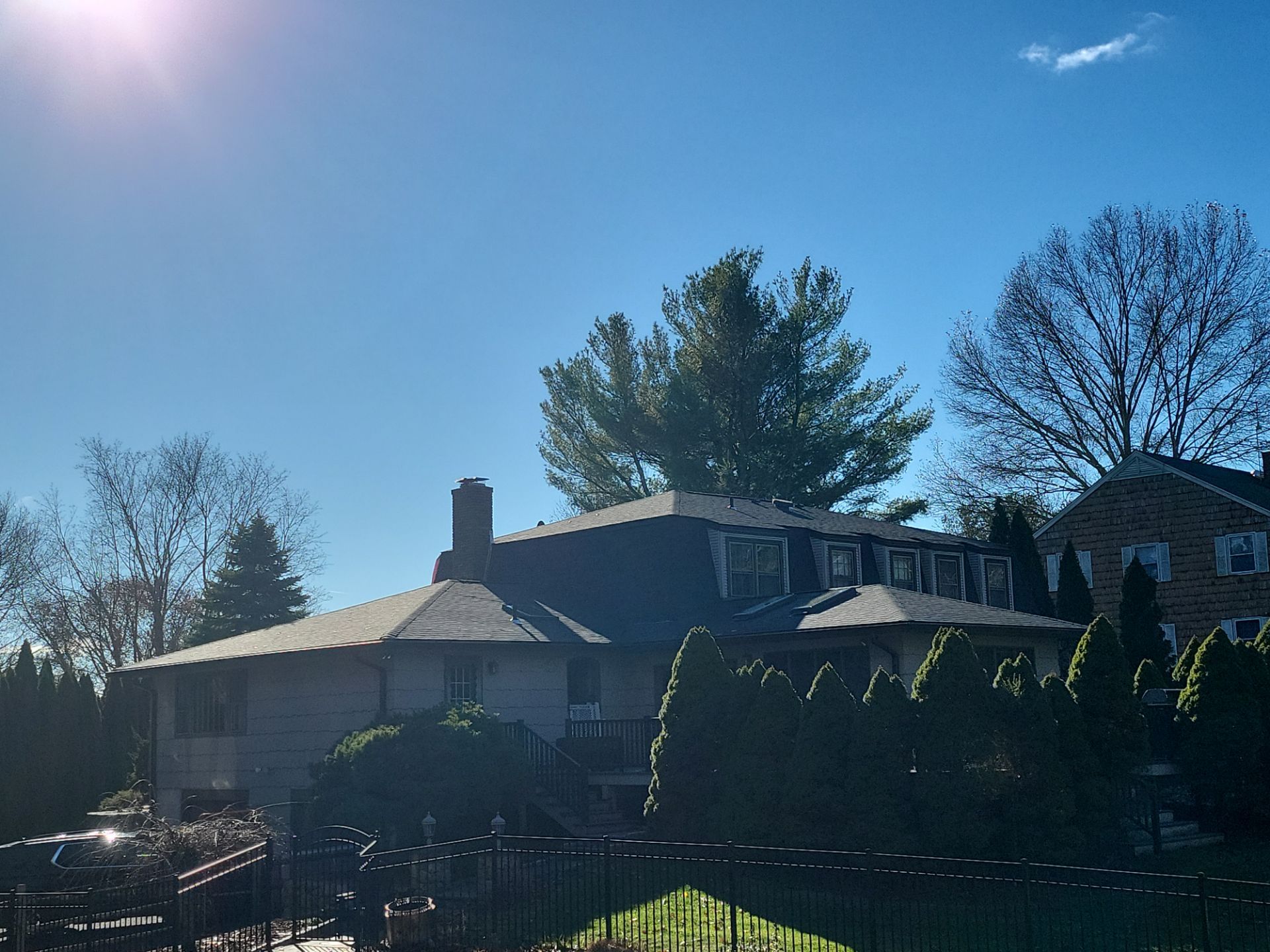 Residential Roofing Installation using Owens Corning TruDefinition Onyx Black by A Plus Exterior