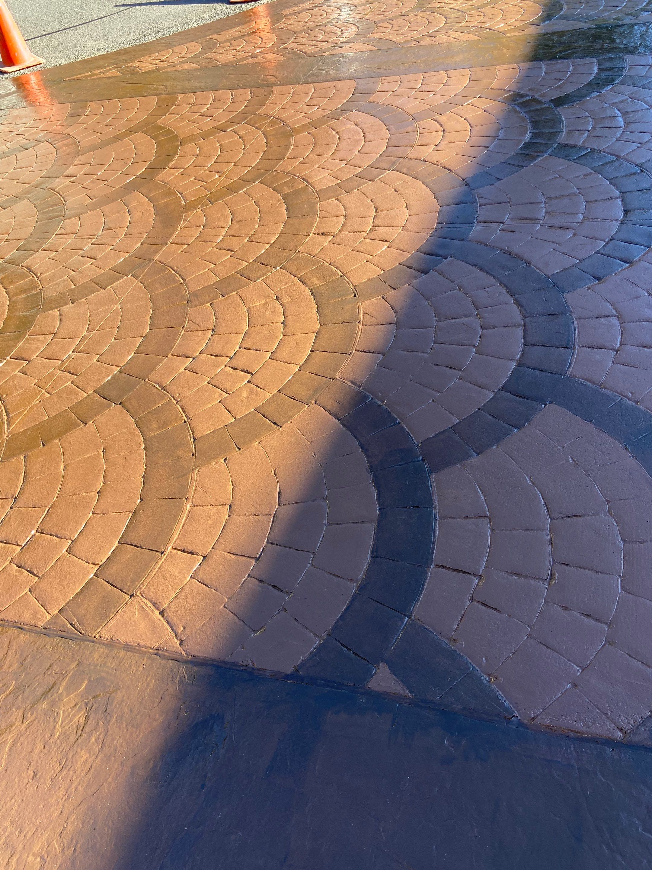 Mehta | Tiled Driveway with Sealer & Retaining Wall  by Jireh Asphalt & Concrete Inc 