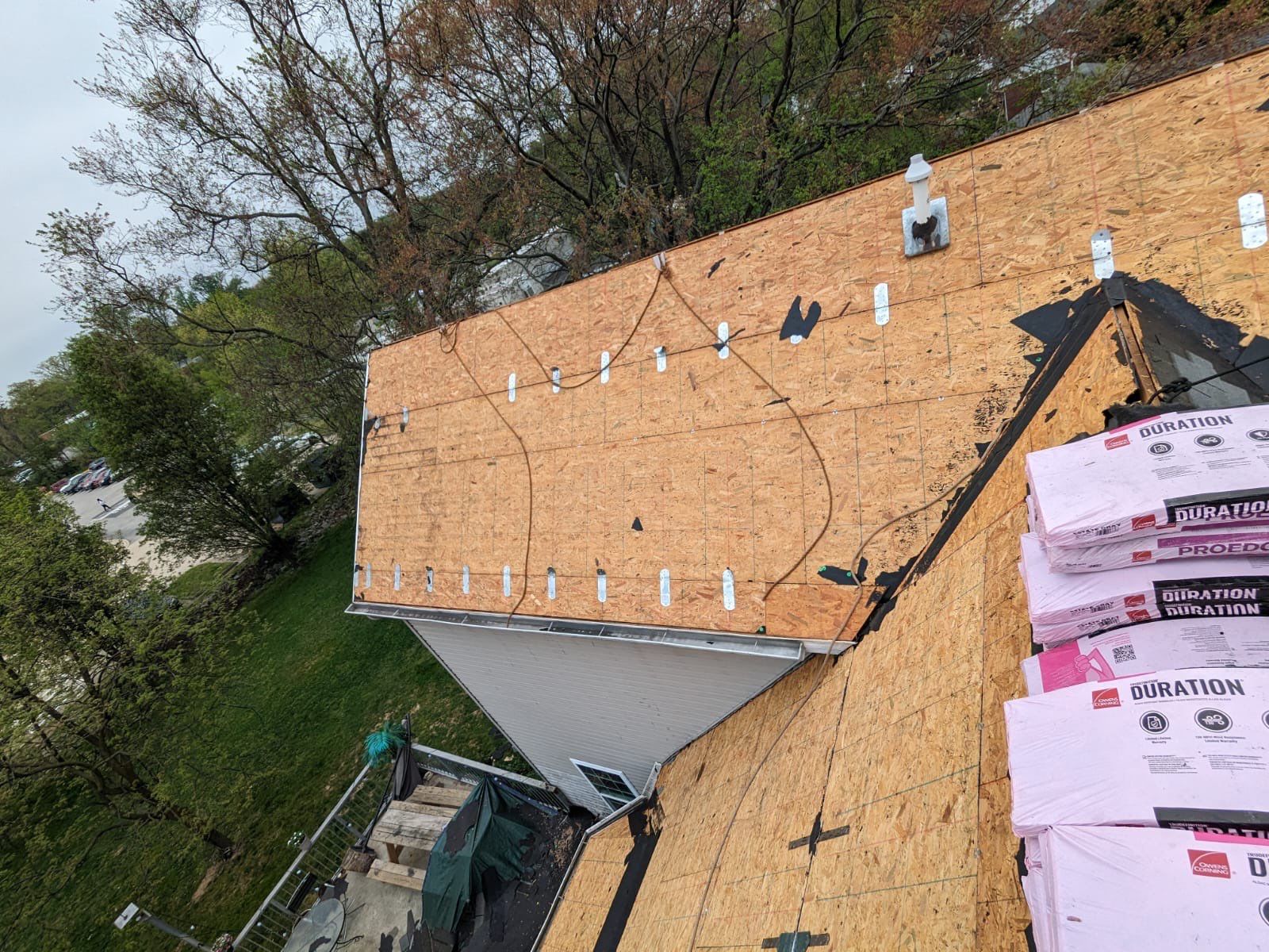 Residential Roof Replacement using Owens Corning TrueDefinition Architectural Shingle by RJC General Construction, LLC.