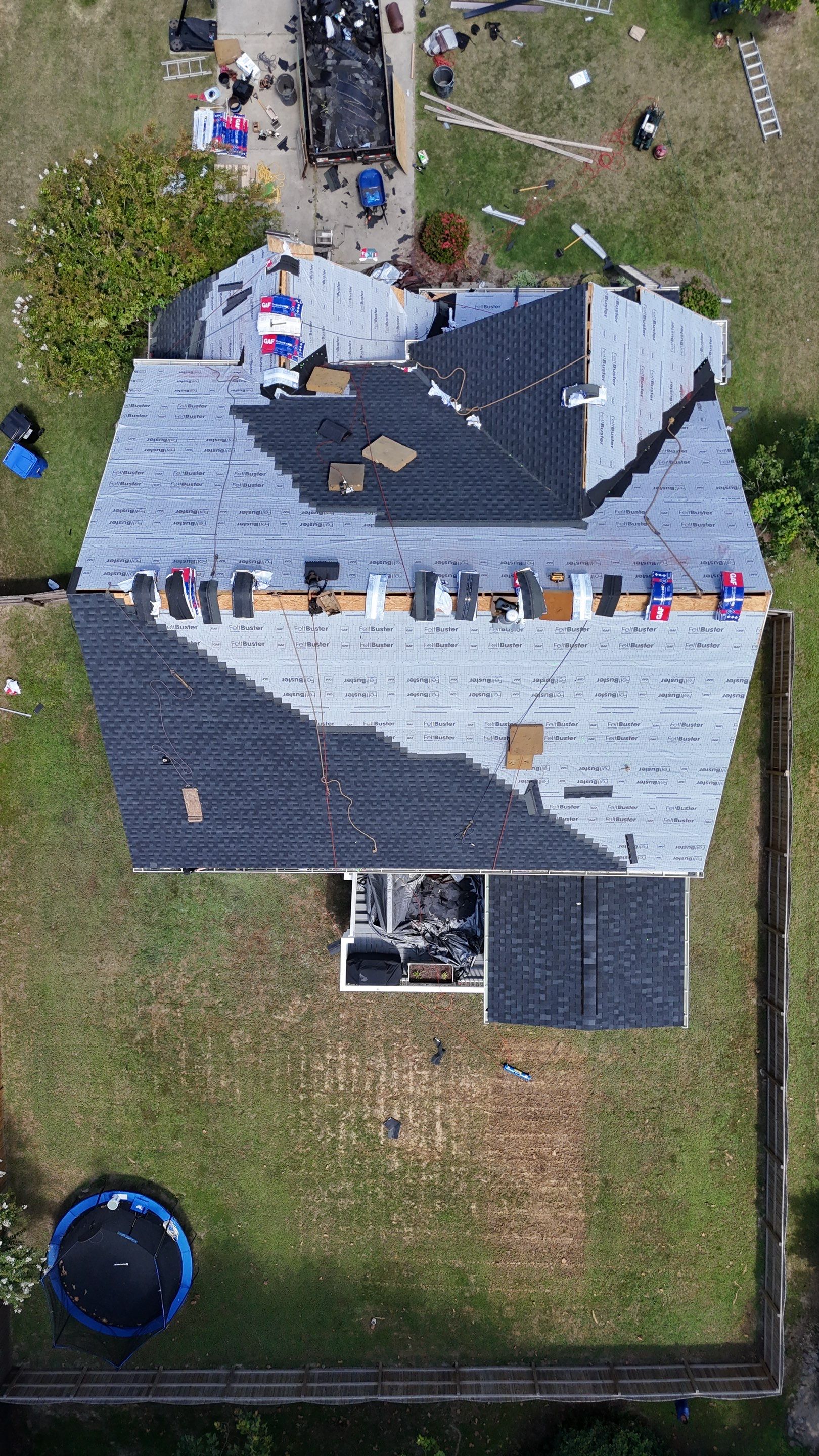Roof Replacement - GAF Timberline HDZ Charcoal by Pro Performance Roofing