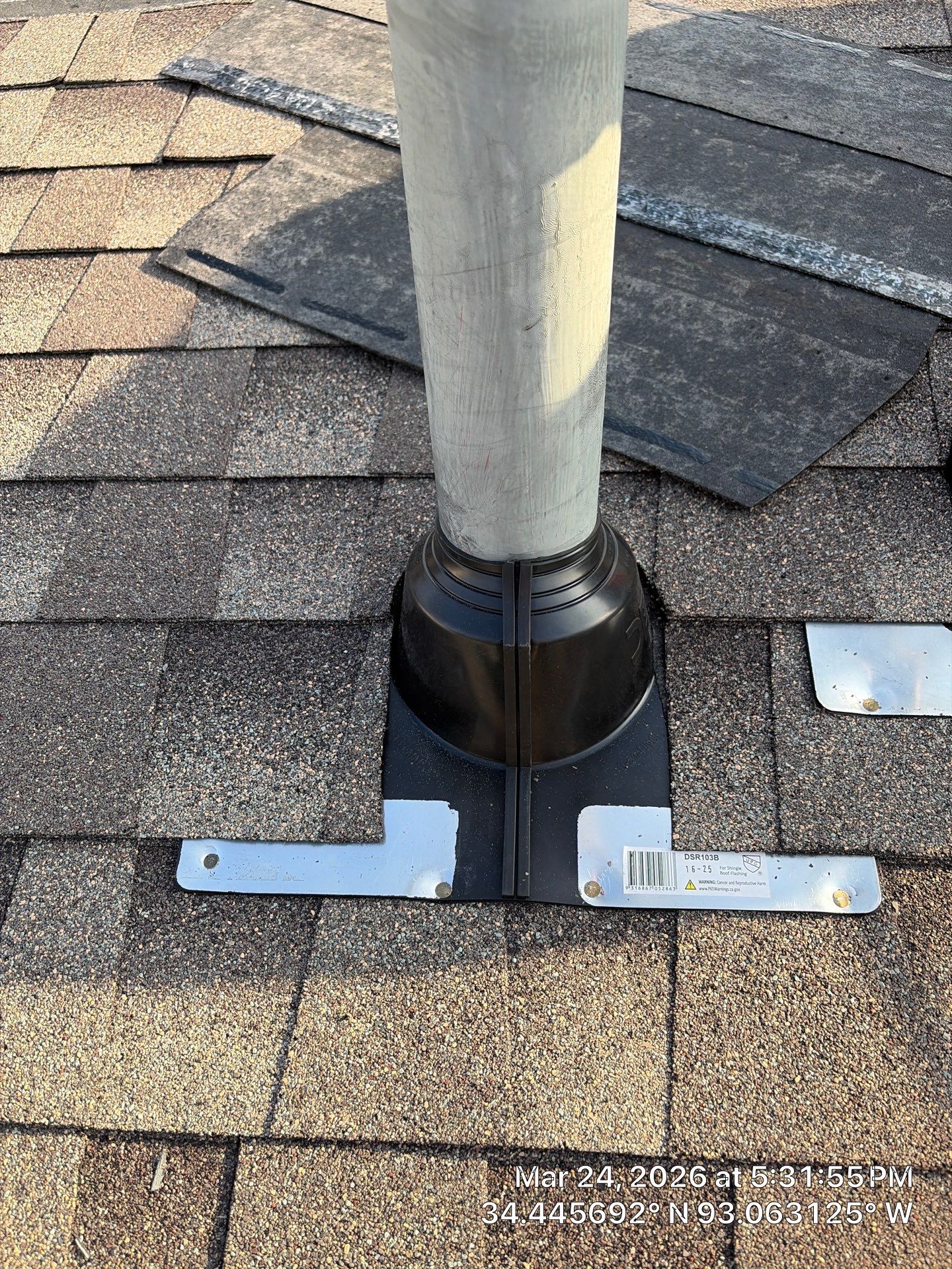 Complete Residential Roof Replacement and GAF Shingle Installation in Hot Springs by Temple Roofing and Exteriors