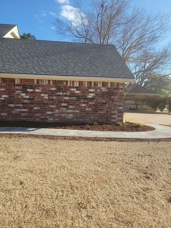 Concrete sidewalk using Concrete by Clays Services Inc