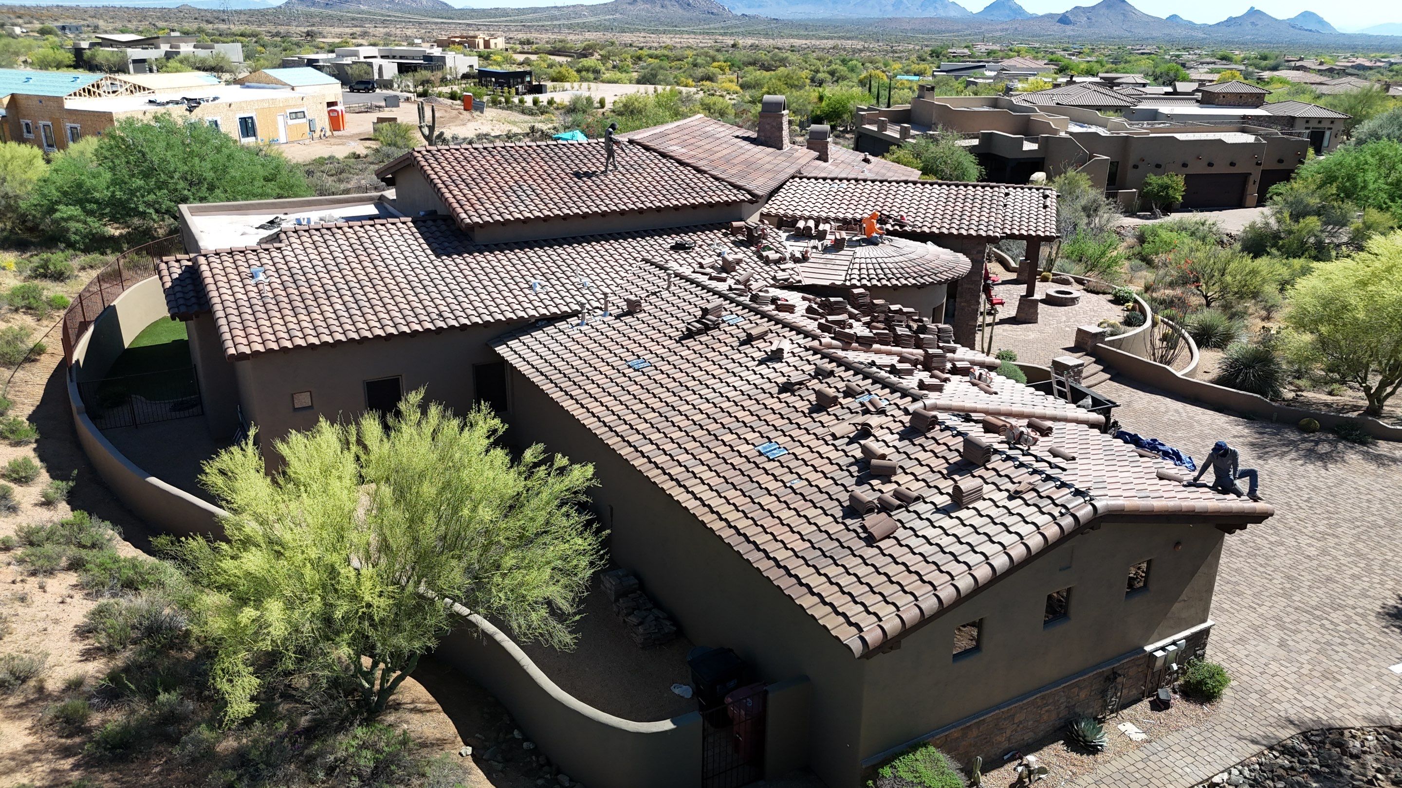 Project in Scottsdale by Saint Roofing