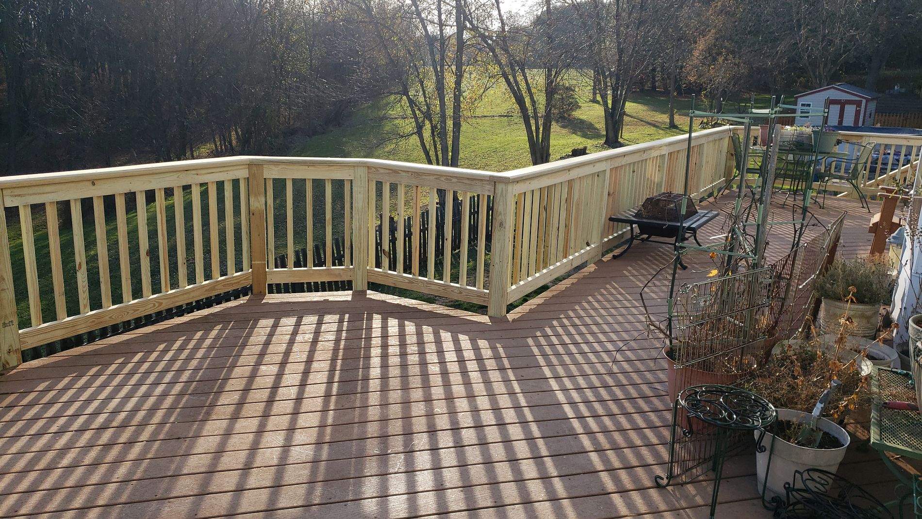 Deck Rail Repair by Roof Right Inc