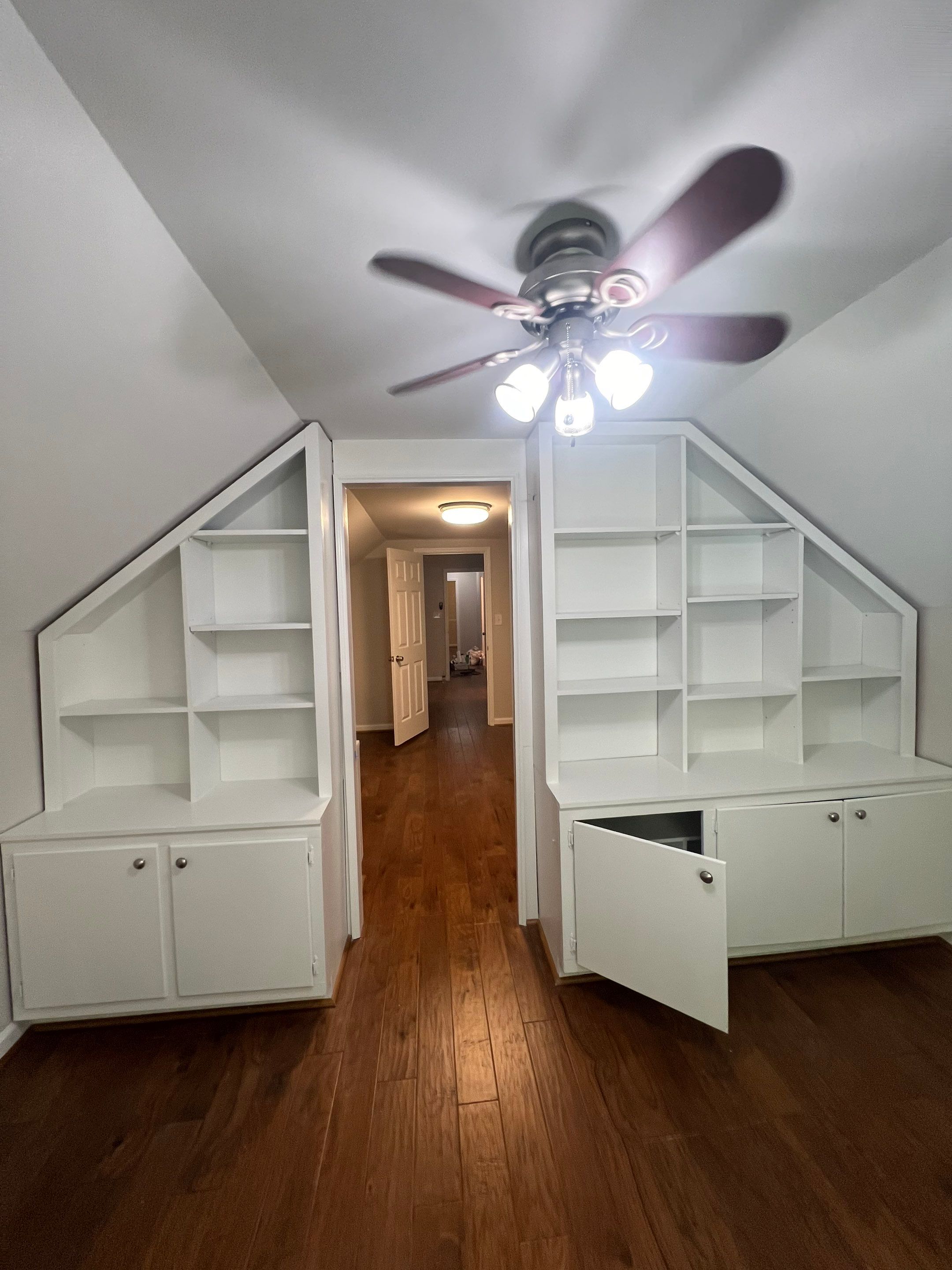 Dark Hardwood Floor Installation and Interior Painting in Marietta by Swift Home Renovations