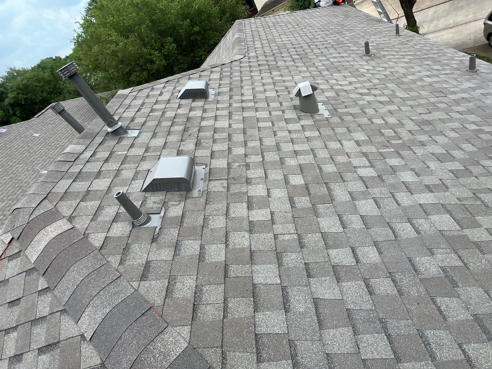 Residential Roofing Installation using Owen's Corning Duration (Lifetime) Shingles by Roof Repair Company