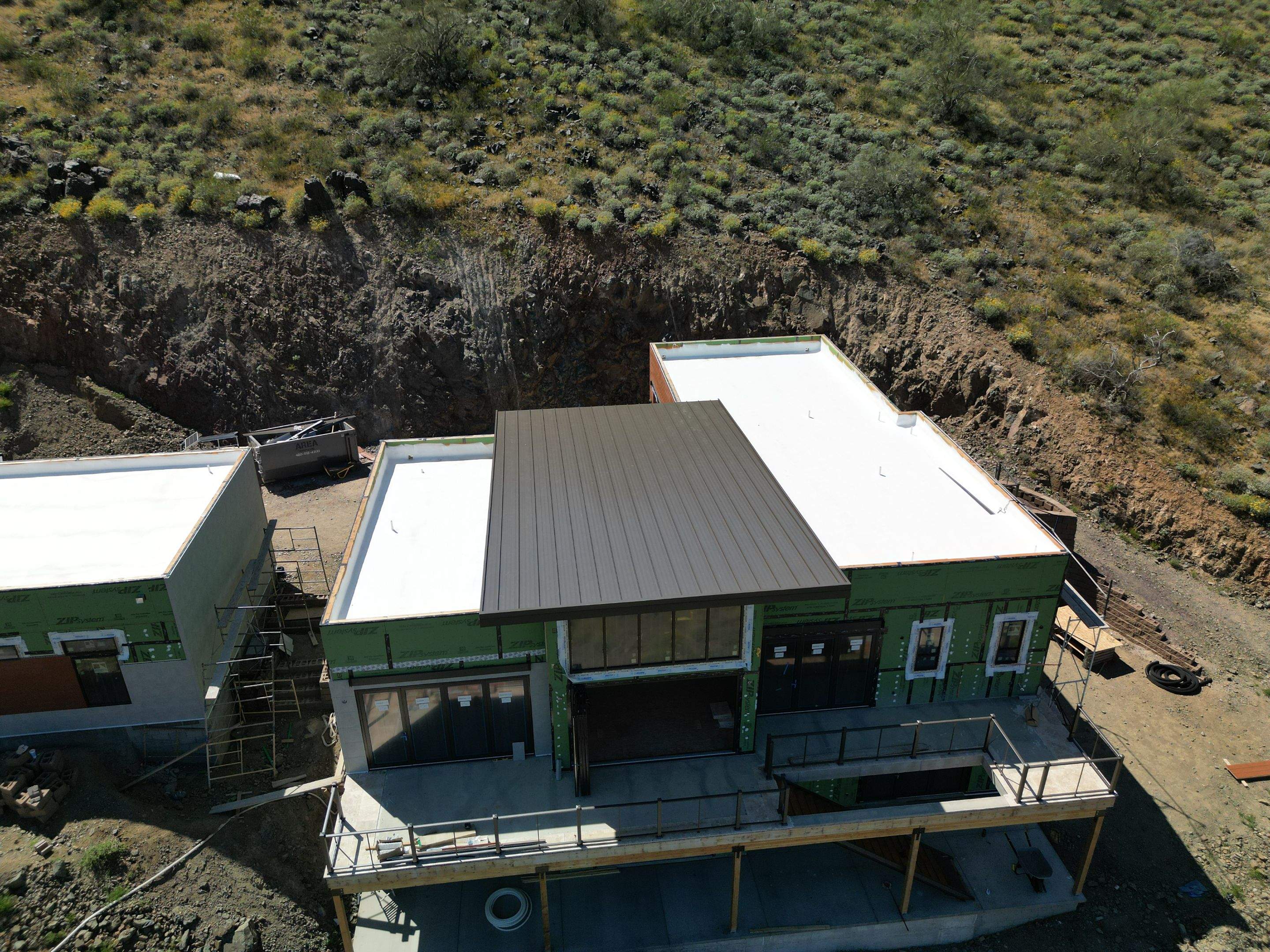 Dark Bronze Standing Seam by Reimagine Roofing