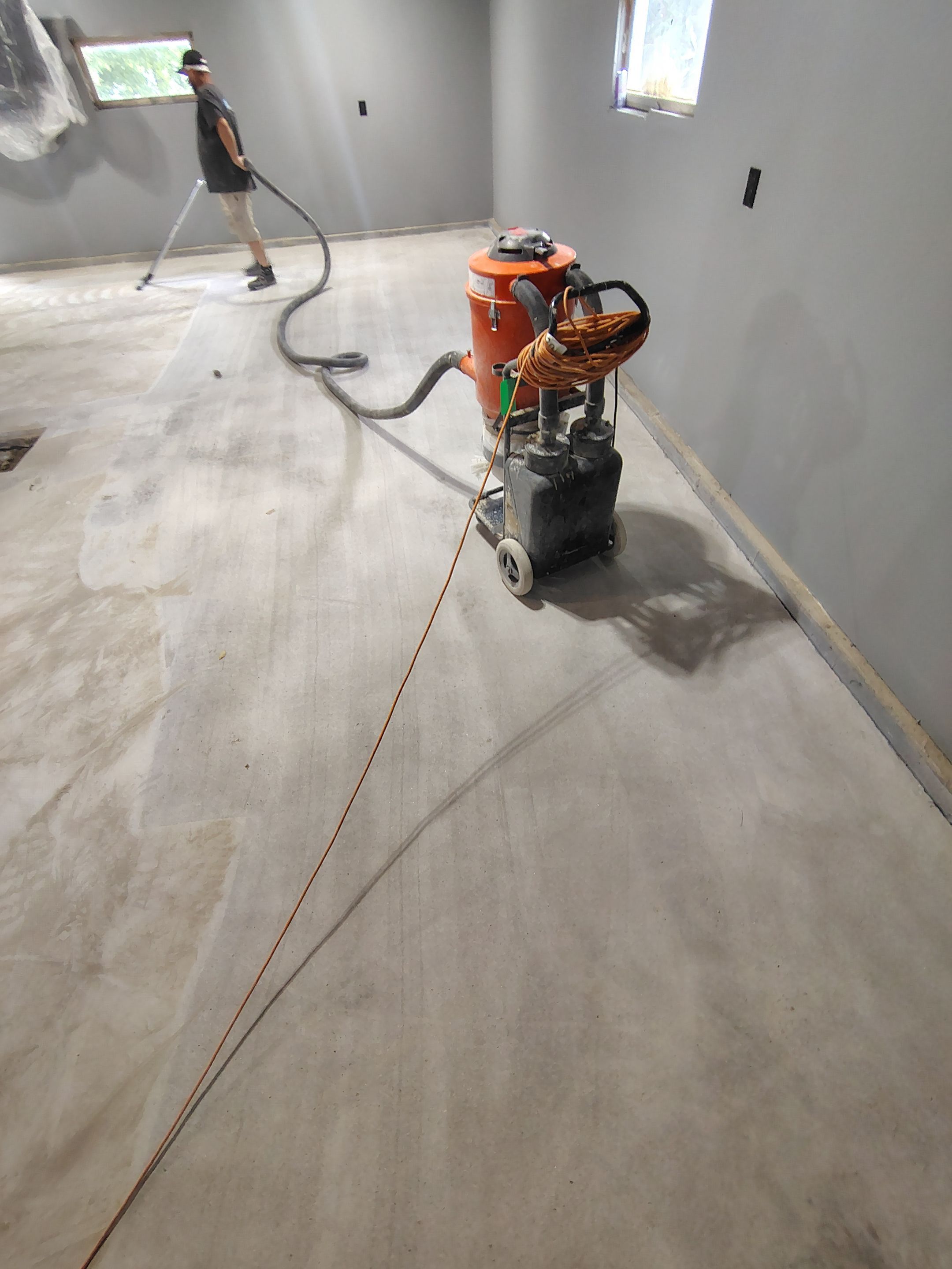 Garage Floor Concrete Coating and Surface Restoration in Colman by Select Painting, Coatings & Garage Cabinets
