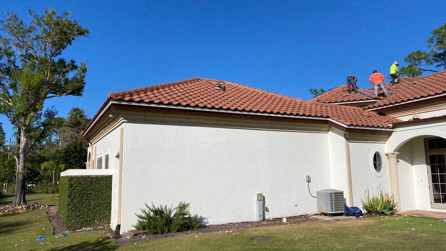 Residential Concrete Tile Replacement in Naples, FL by International Roofing