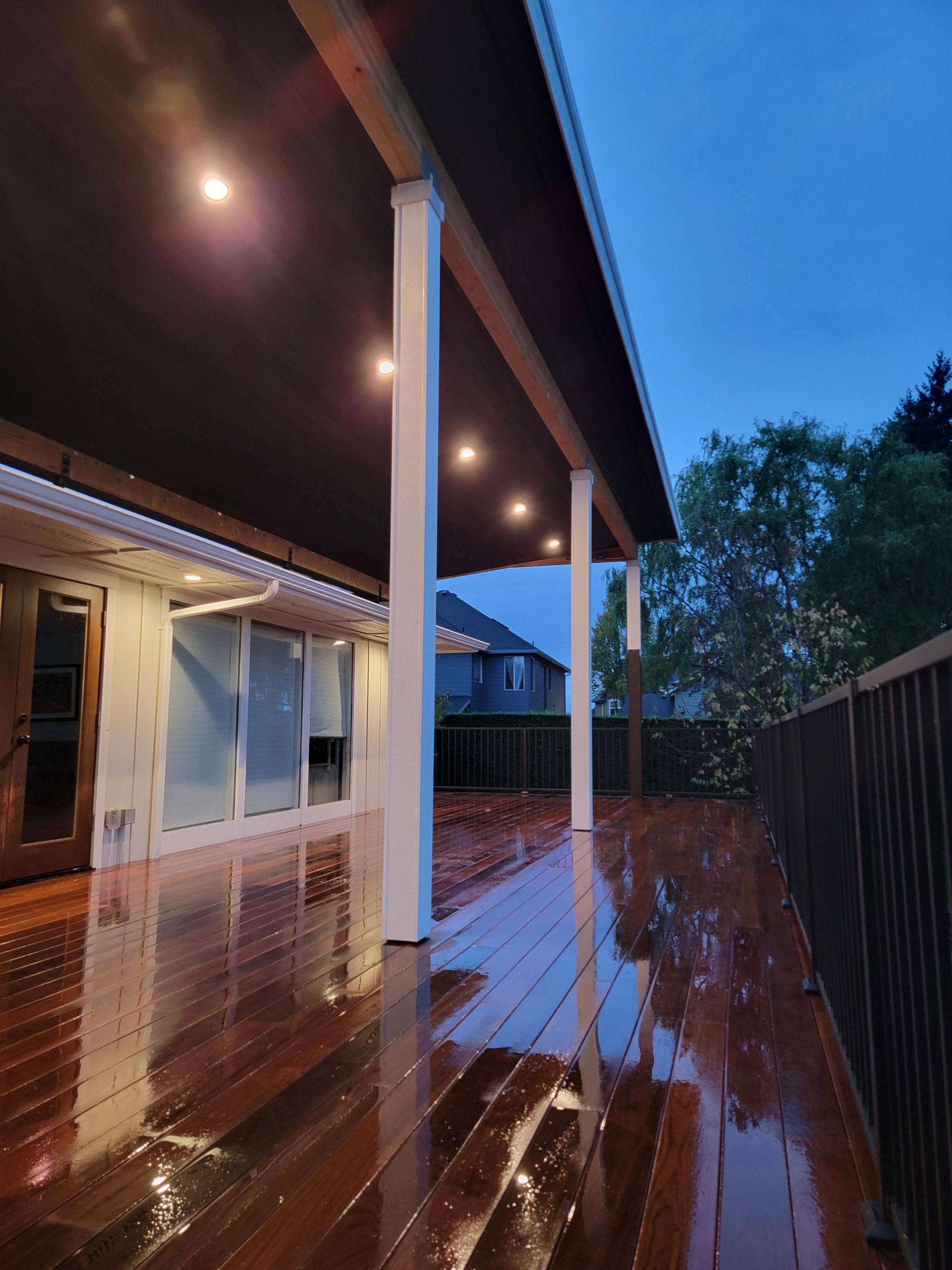 Full Modern Deck & Patio Cover Remodel w/ Ipe Hardwood Decking by Crm Services Llc